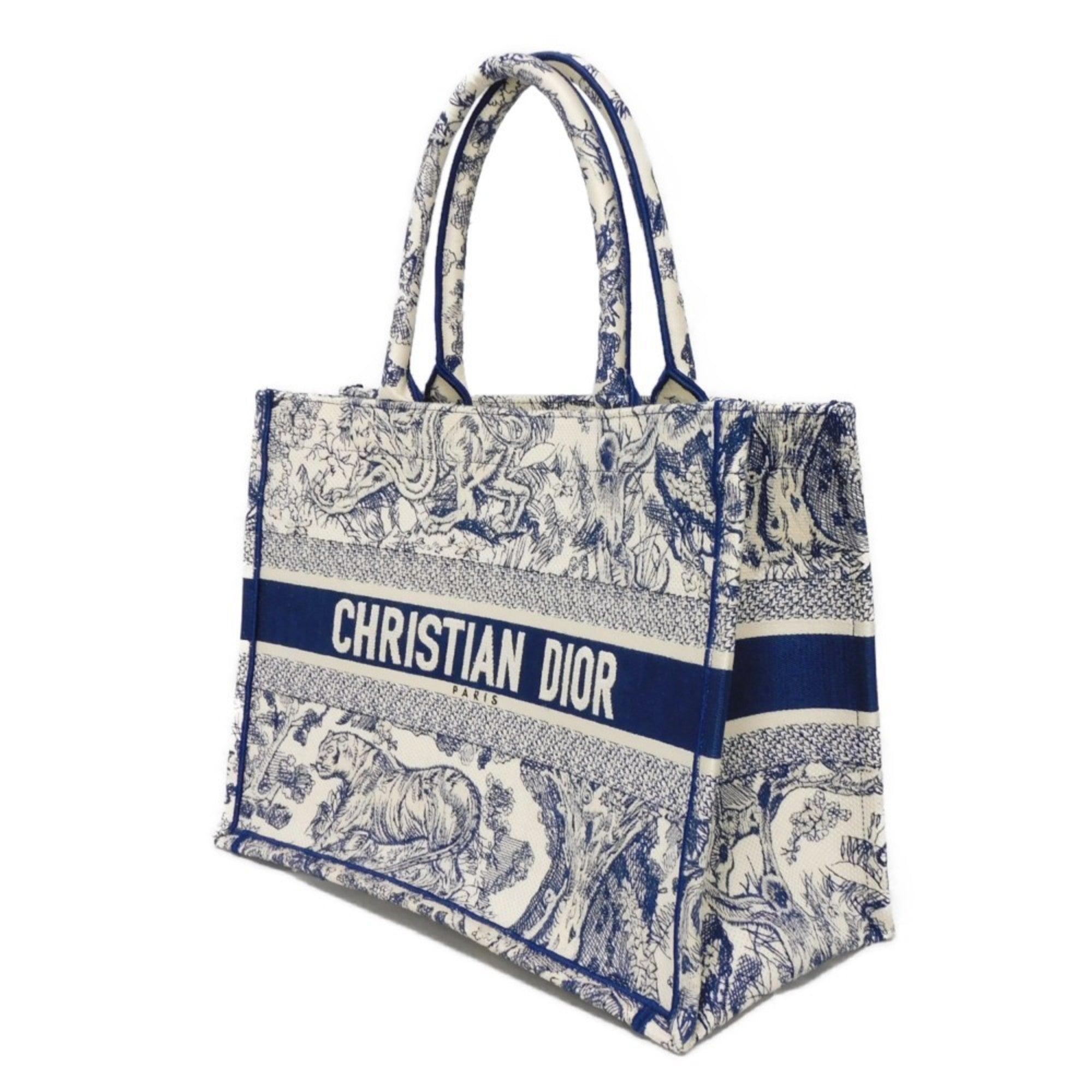 Christian Dior Blue Cotton Tote Bag ()
