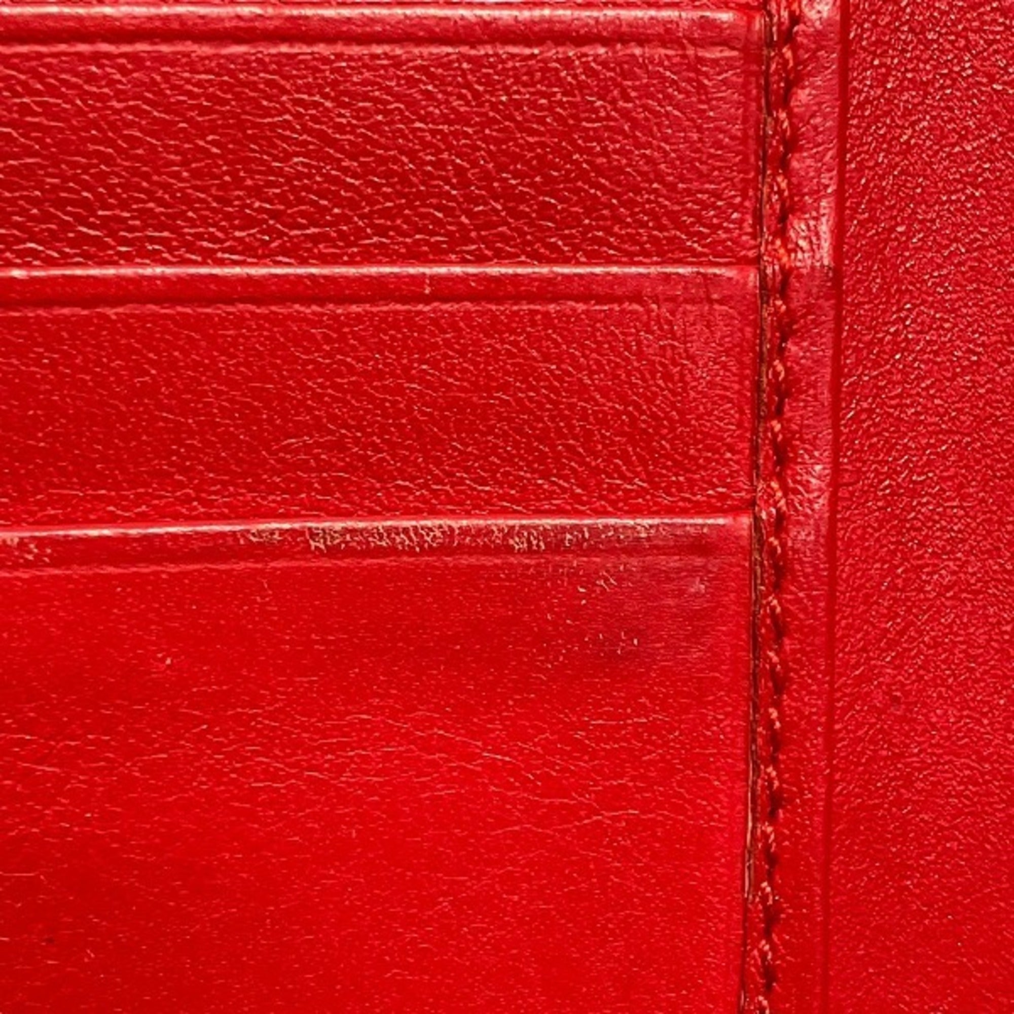Christian Dior Green Pvc Leather Long Wallet (Bi-Fold) ()