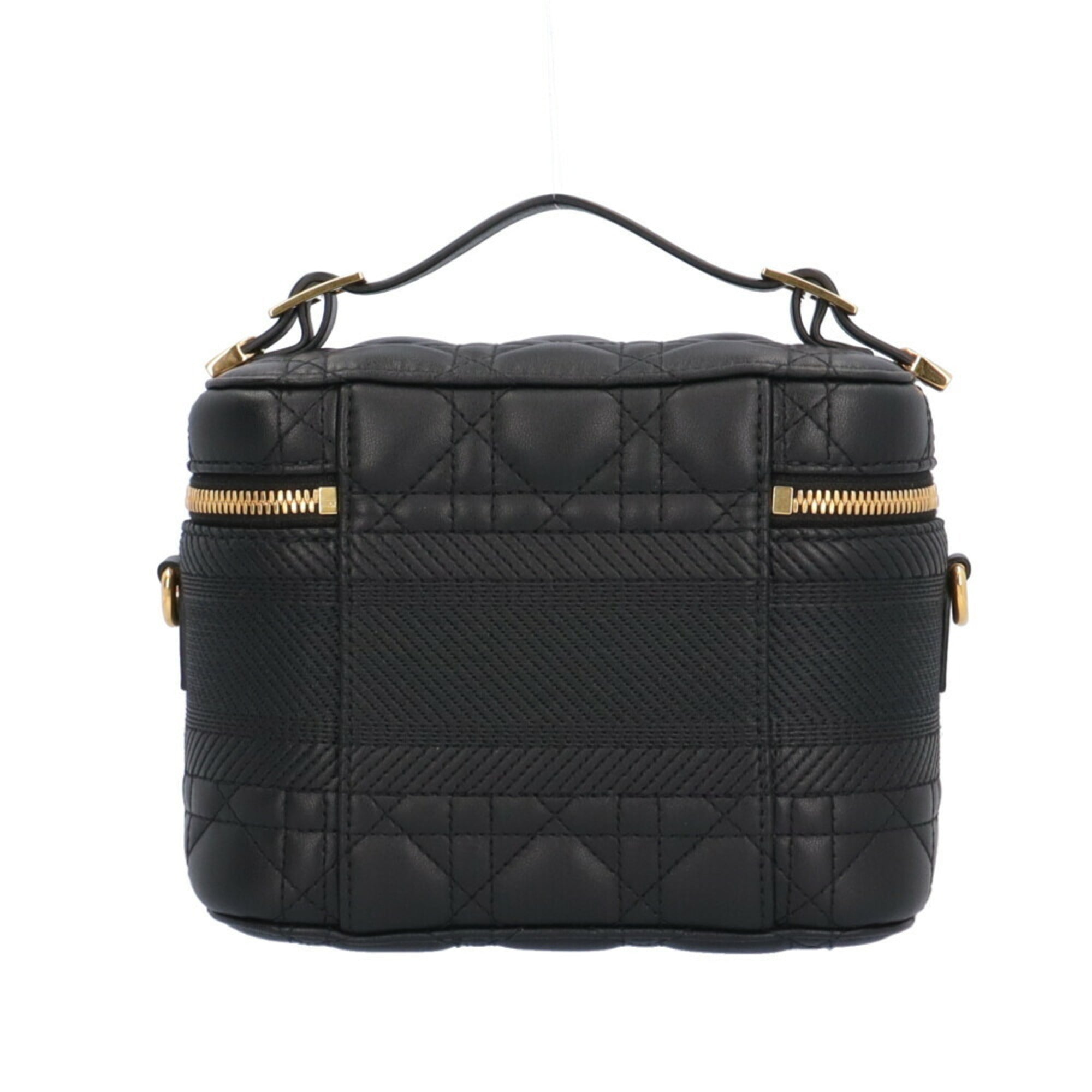 Christian Dior Black Leather Shoulder Bag ()