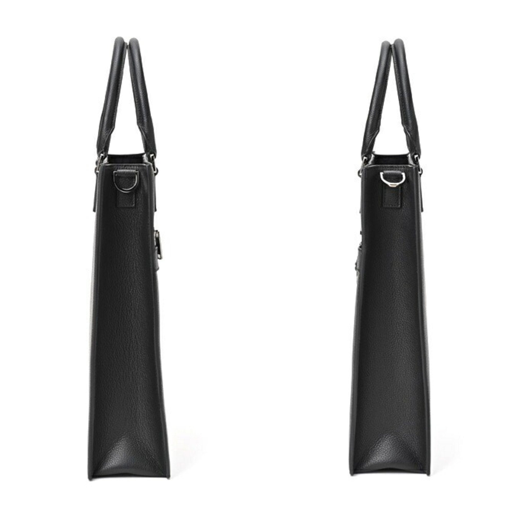 Christian Dior Black Leather Tote Bag ()