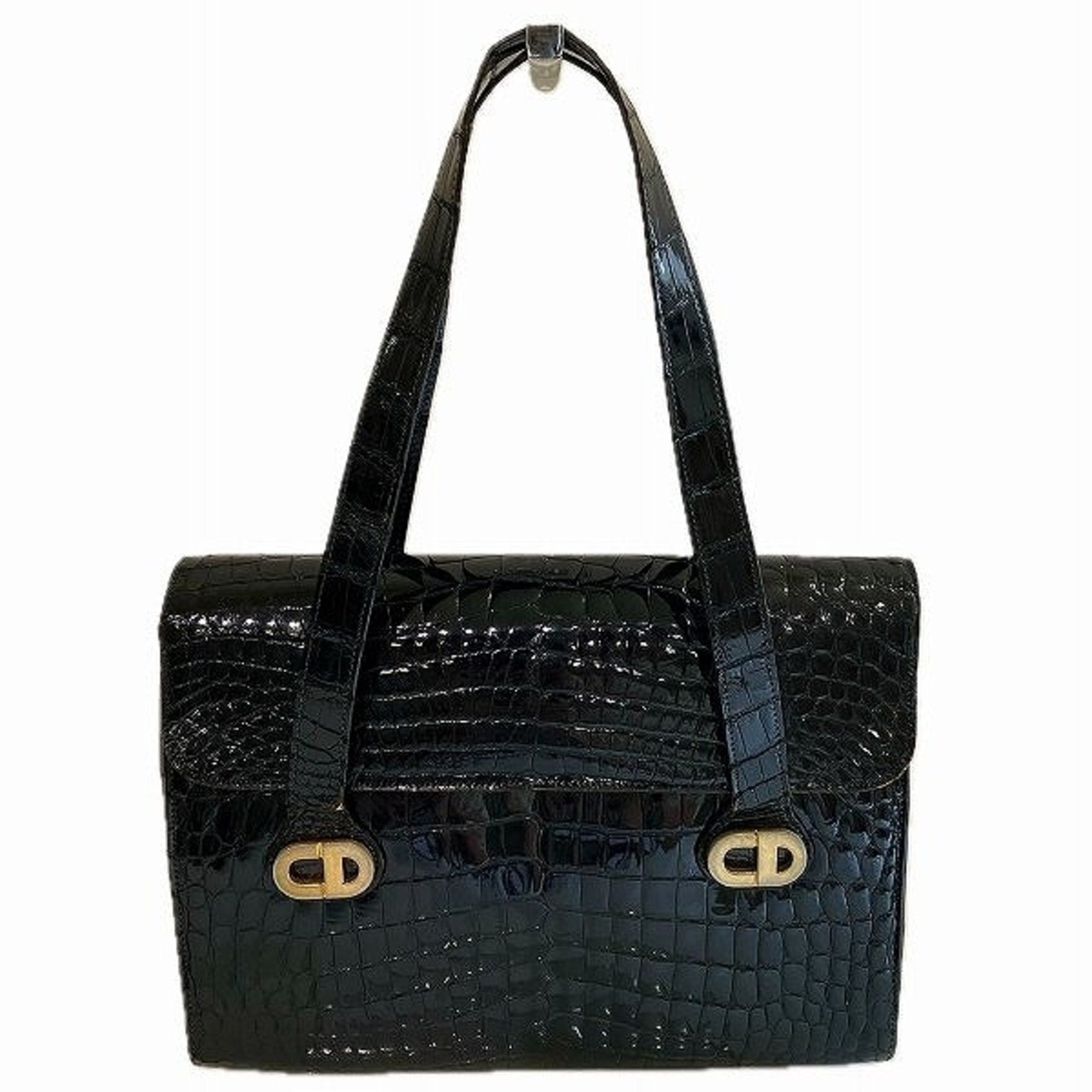 Christian Dior Black Leather Handbag ()