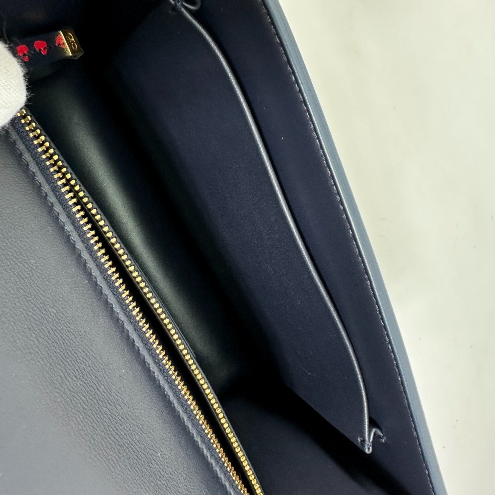 Christian Dior Black Leather Shoulder Bag ()