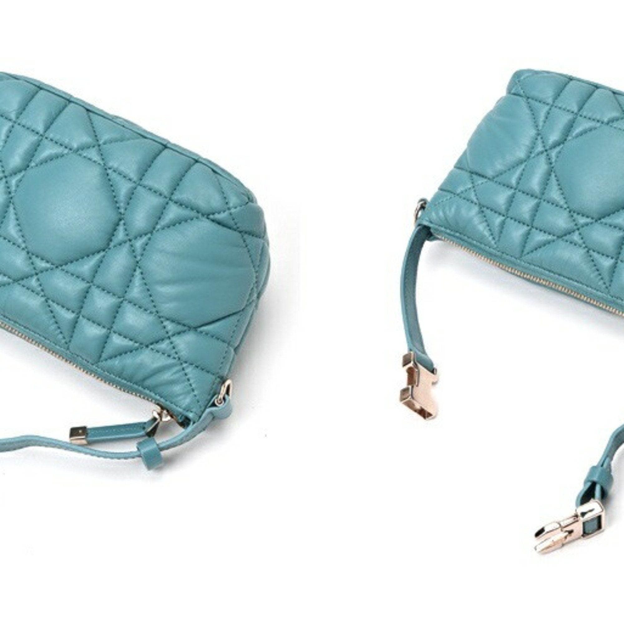 Christian Dior Blue Leather Handbag ()