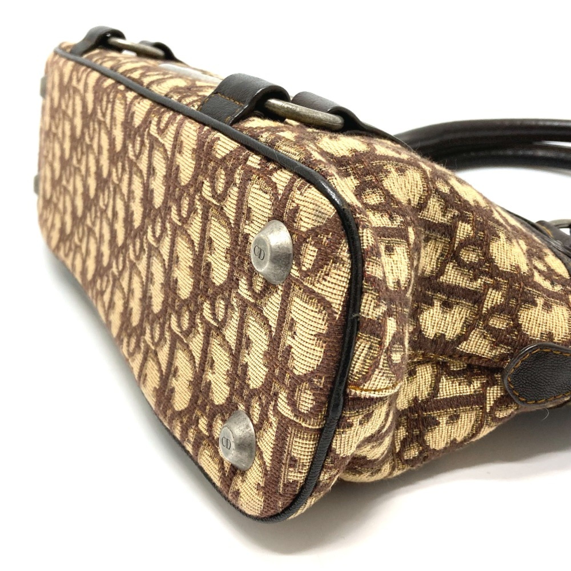 Christian Dior Brown Leather Handbag ()