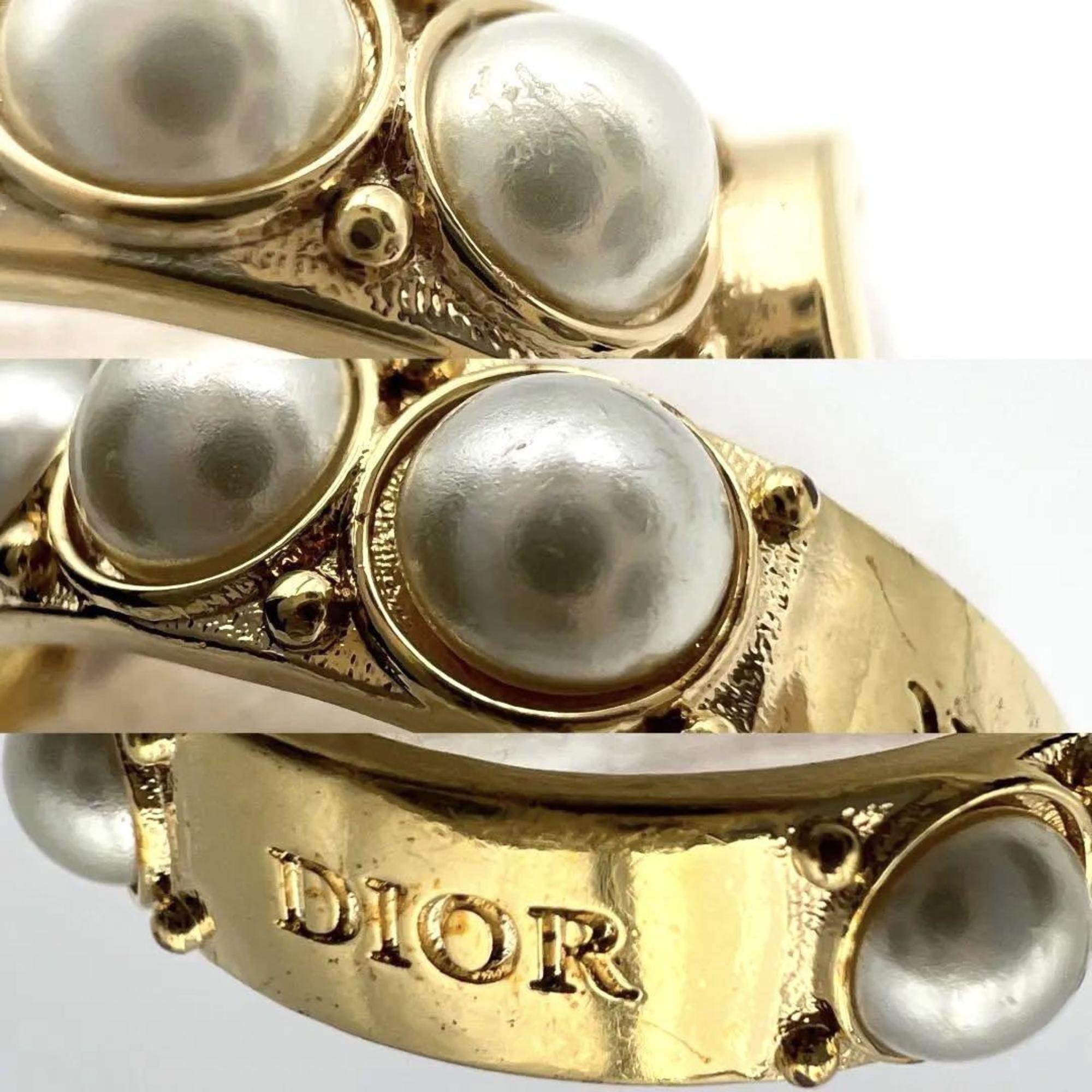 Christian Dior Gold Metal Band Ring ()
