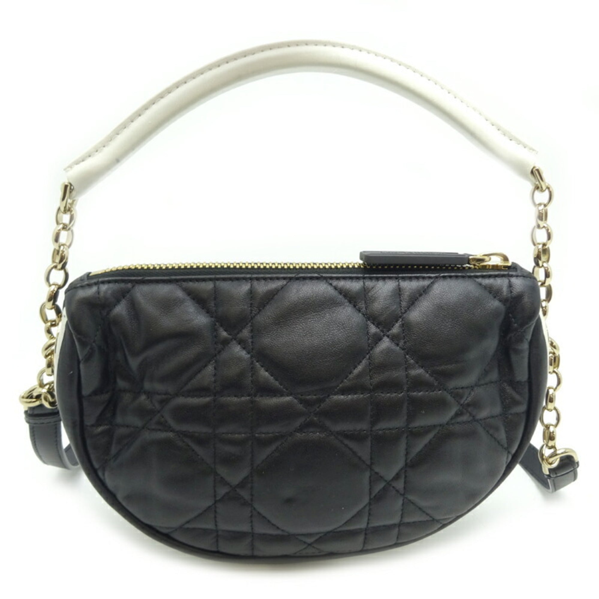 Christian Dior Black Leather Handbag ()