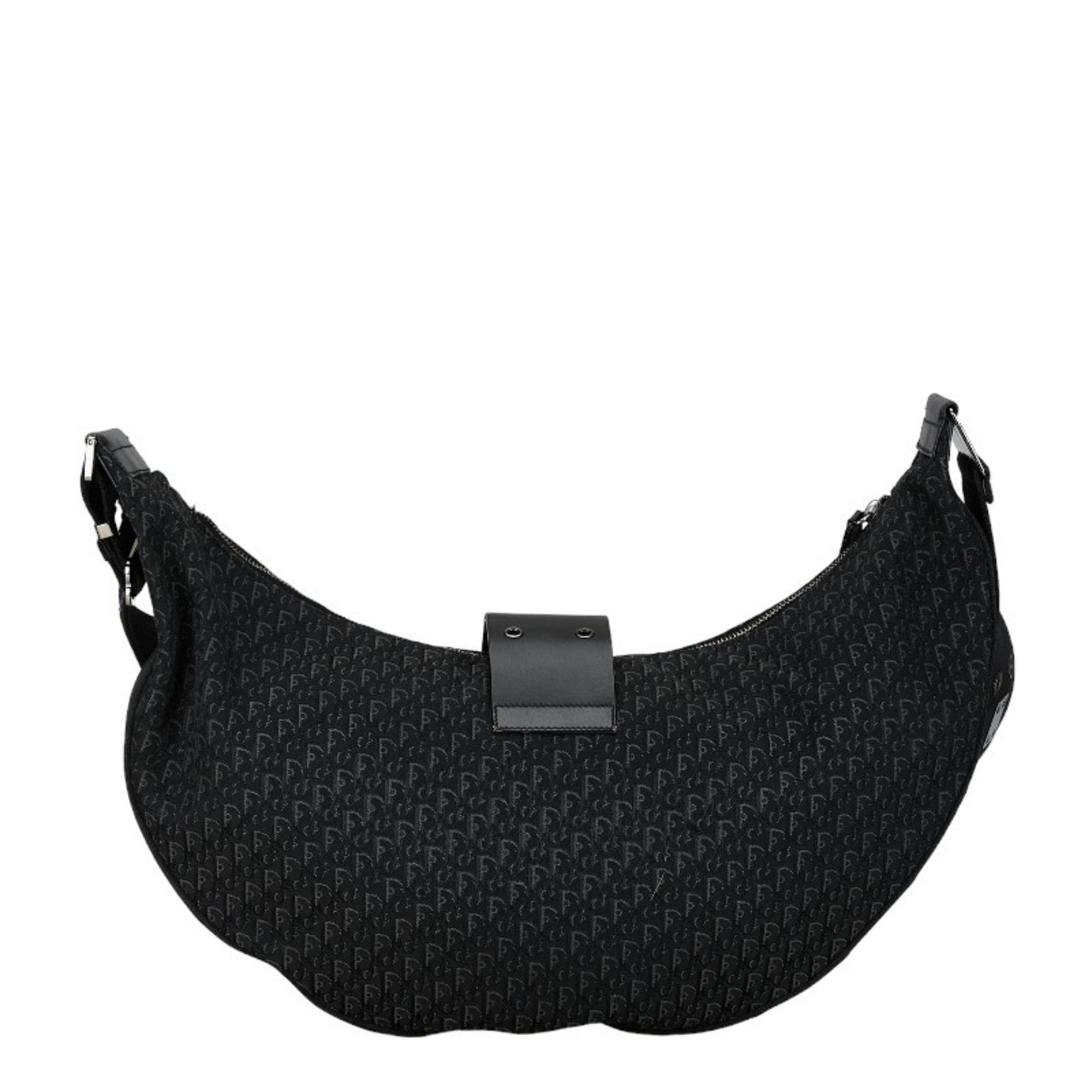 Christian Dior Black Canvas Shoulder Bag ()