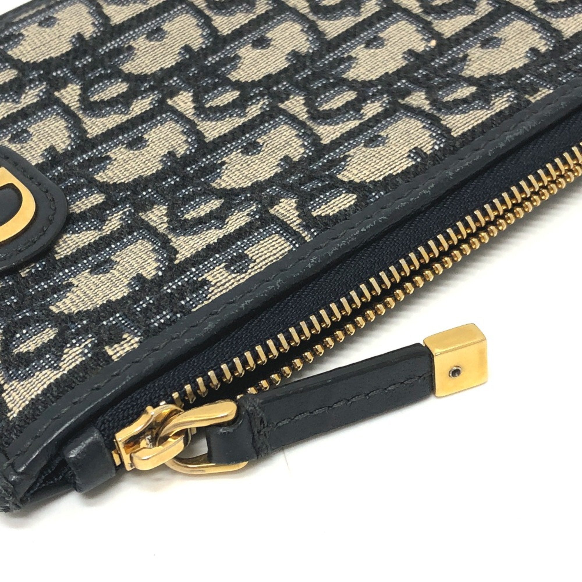 Christian Dior Navy Cloth Shoulder Bag ()