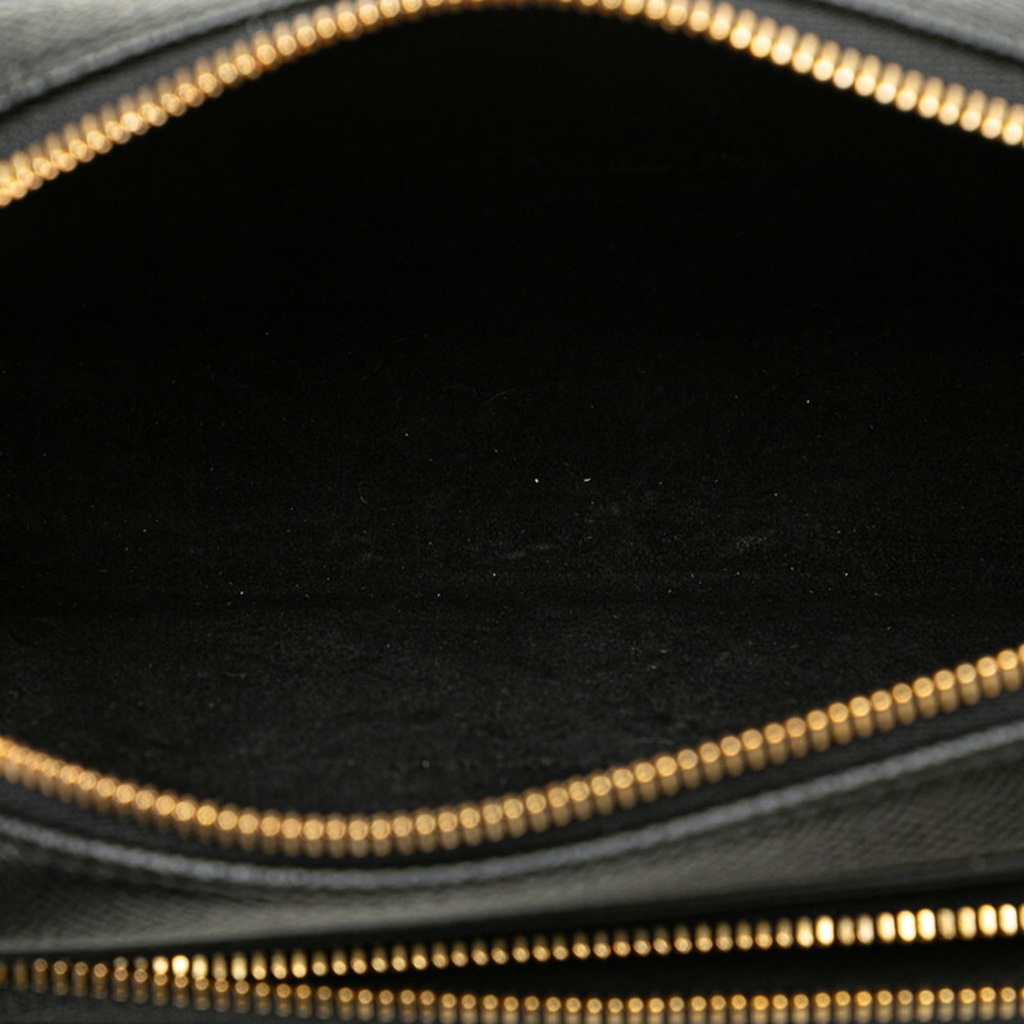 Christian Dior Black Leather Shoulder Bag ()