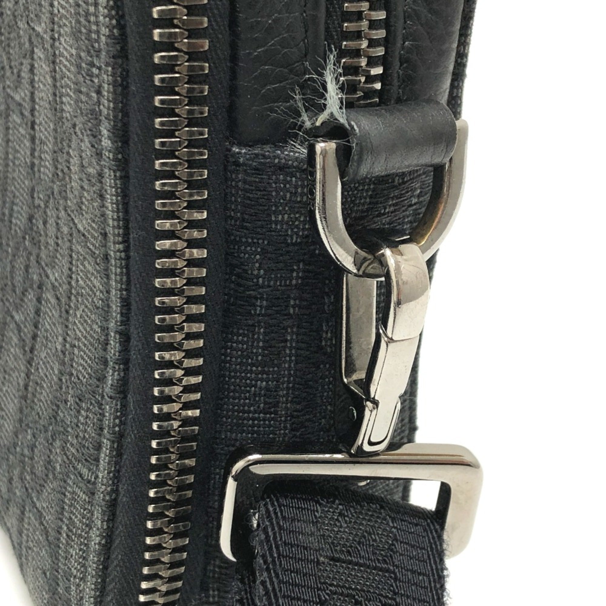 Christian Dior Navy Cloth Shoulder Bag ()