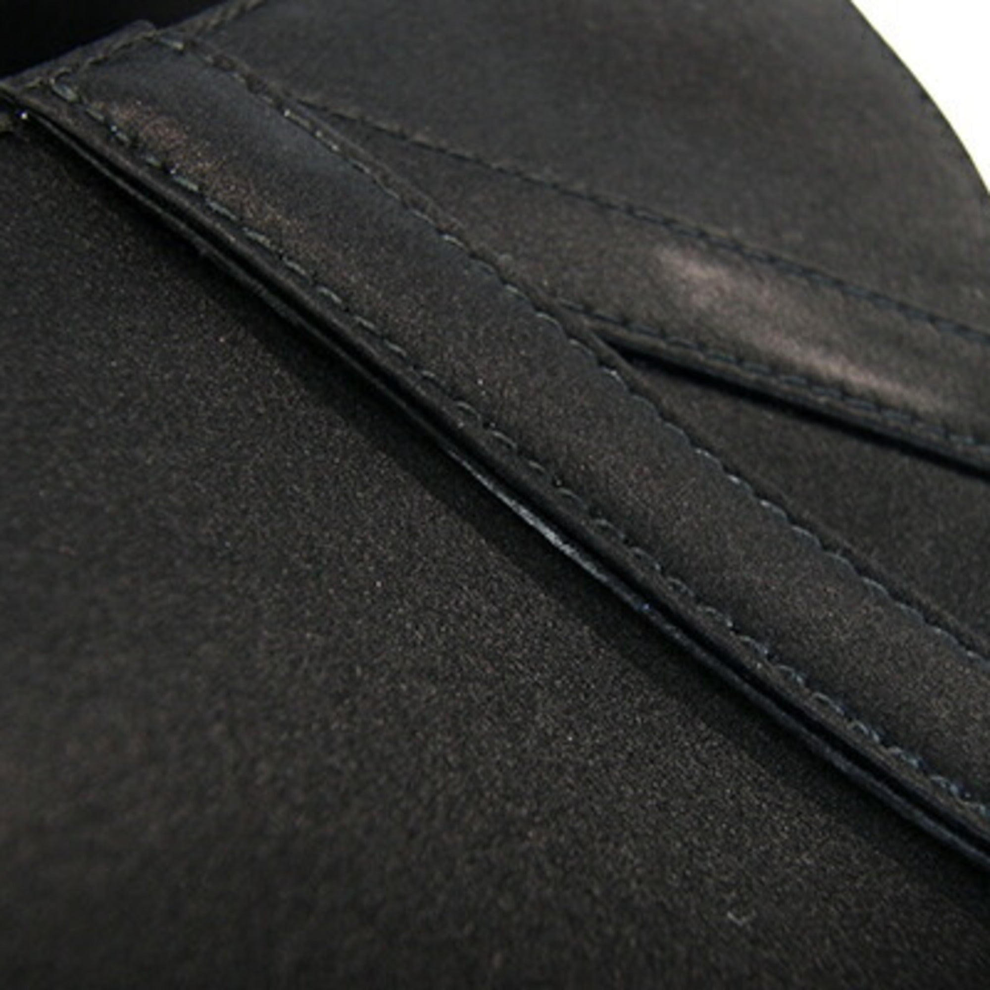 Christian Dior Black Satin Saddle Bag ()