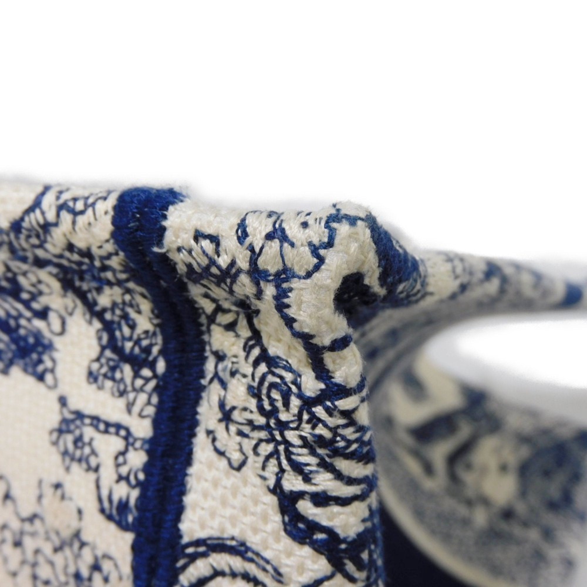Christian Dior Blue Cotton Tote Bag ()