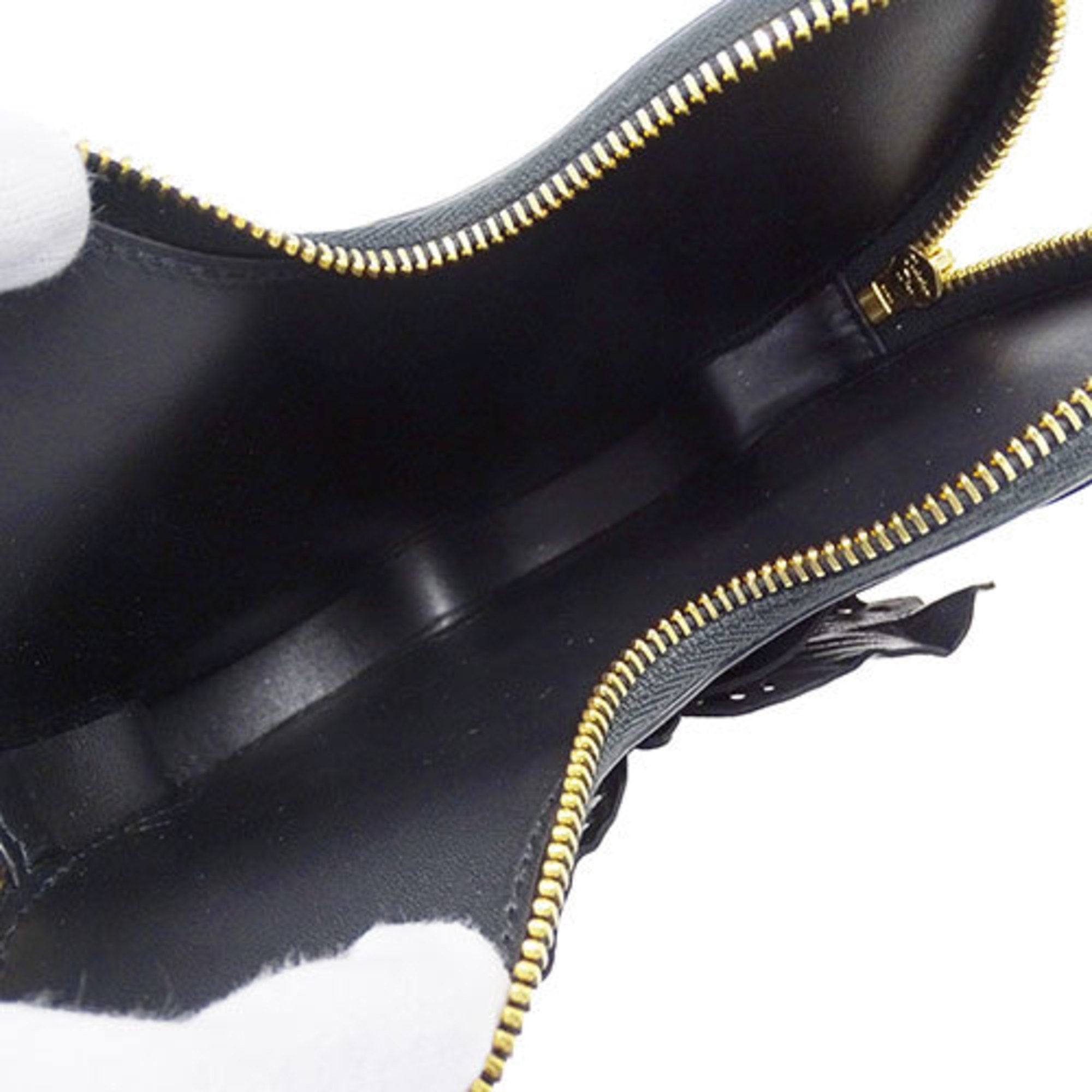 Christian Dior Black Leather Clutch Bag ()