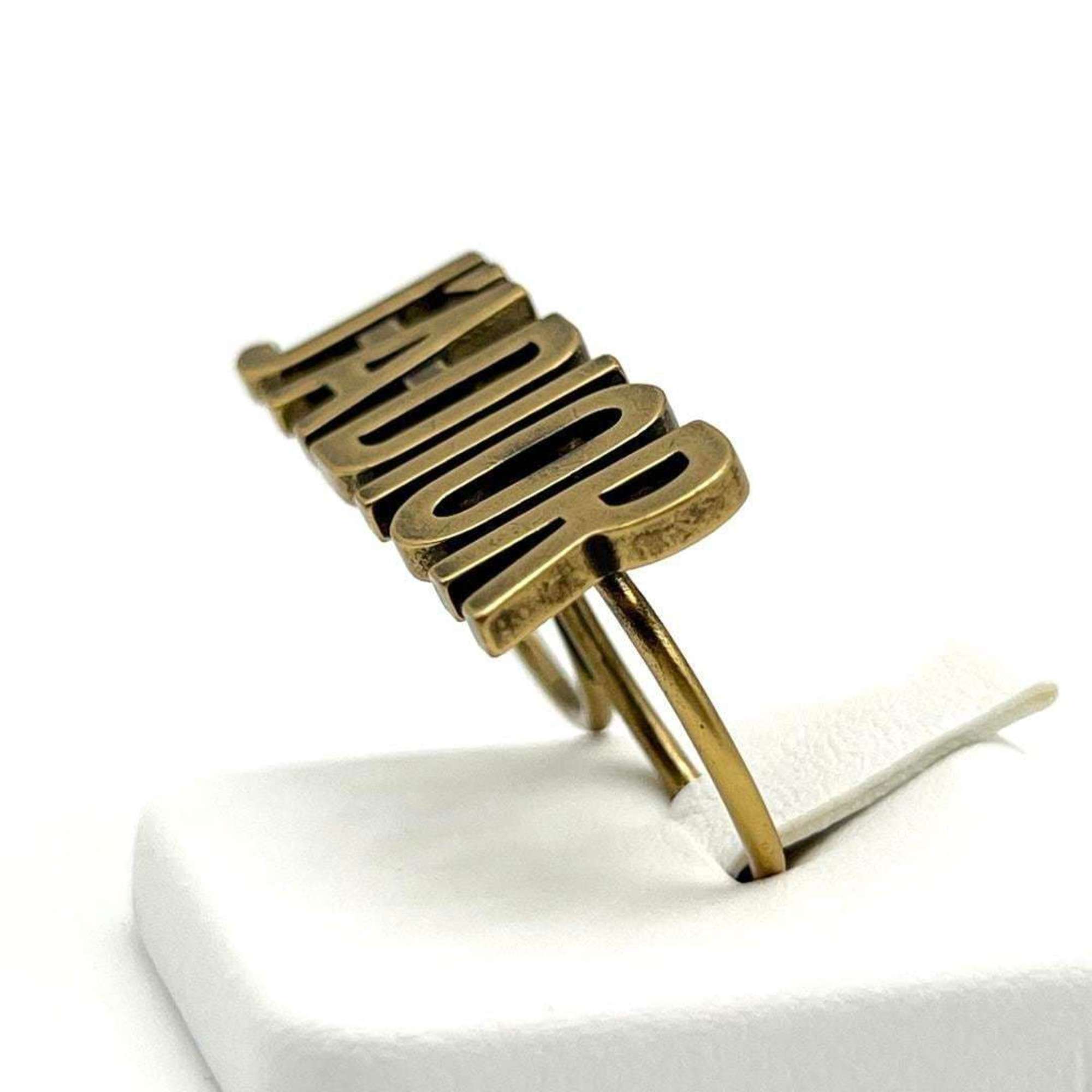 Christian Dior Gold Metal Band Ring ()