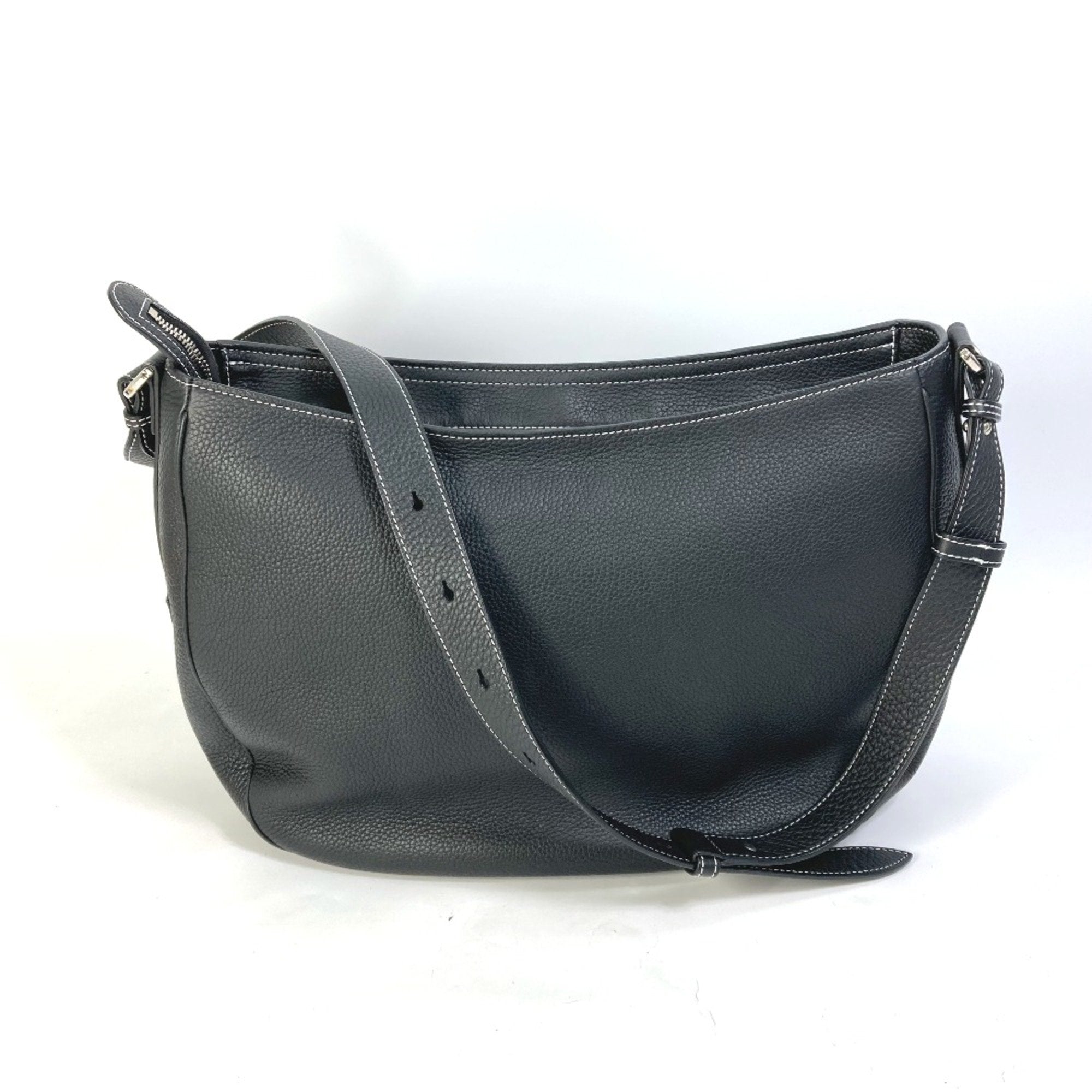 Christian Dior Black Leather Shoulder Bag ()