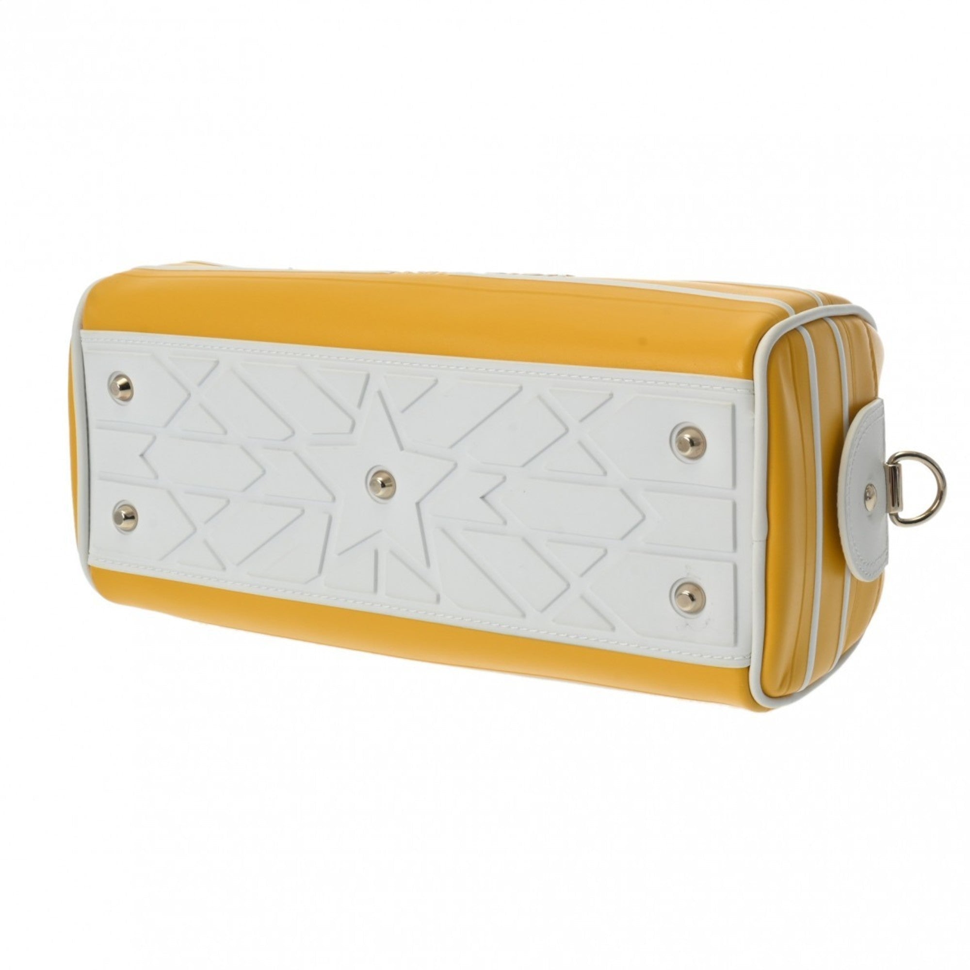 Christian Dior Yellow Leather Handbag ()
