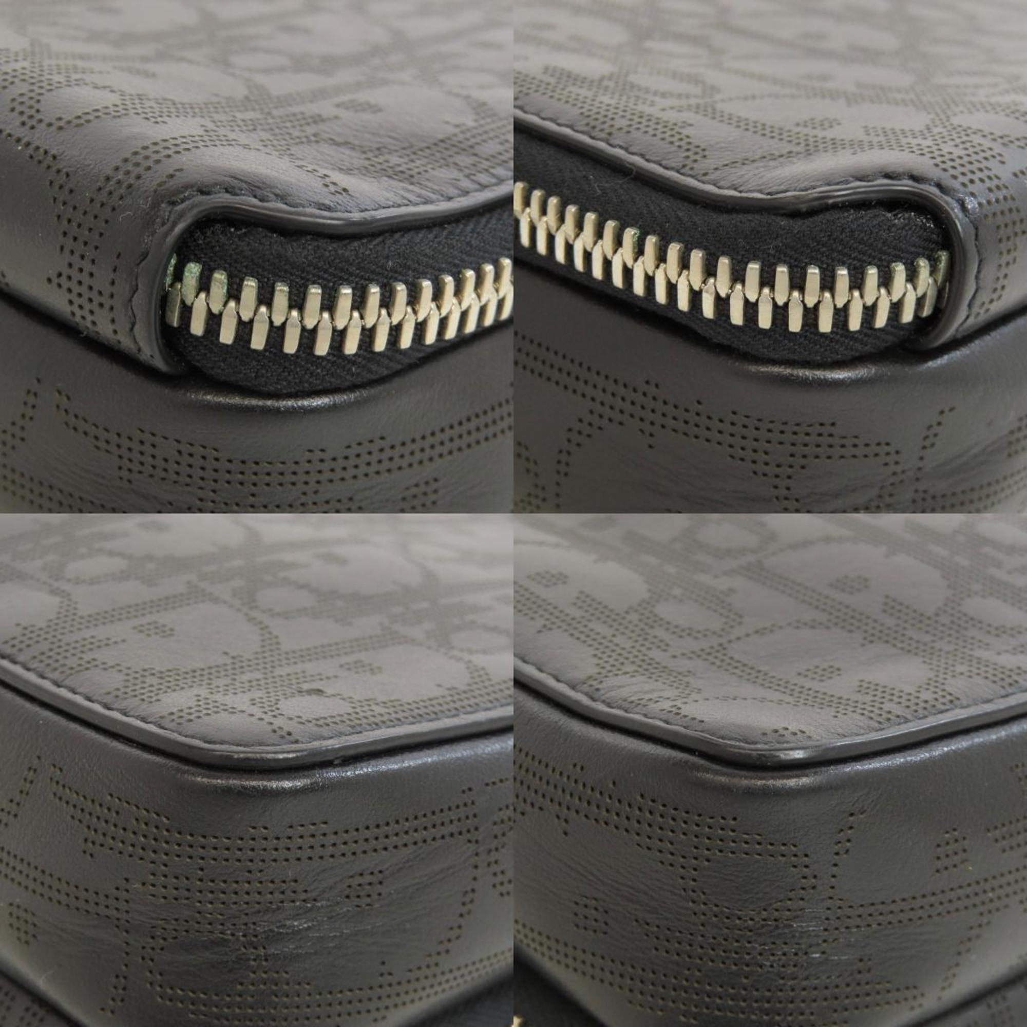 Christian Dior Black Leather Shoulder Bag ()