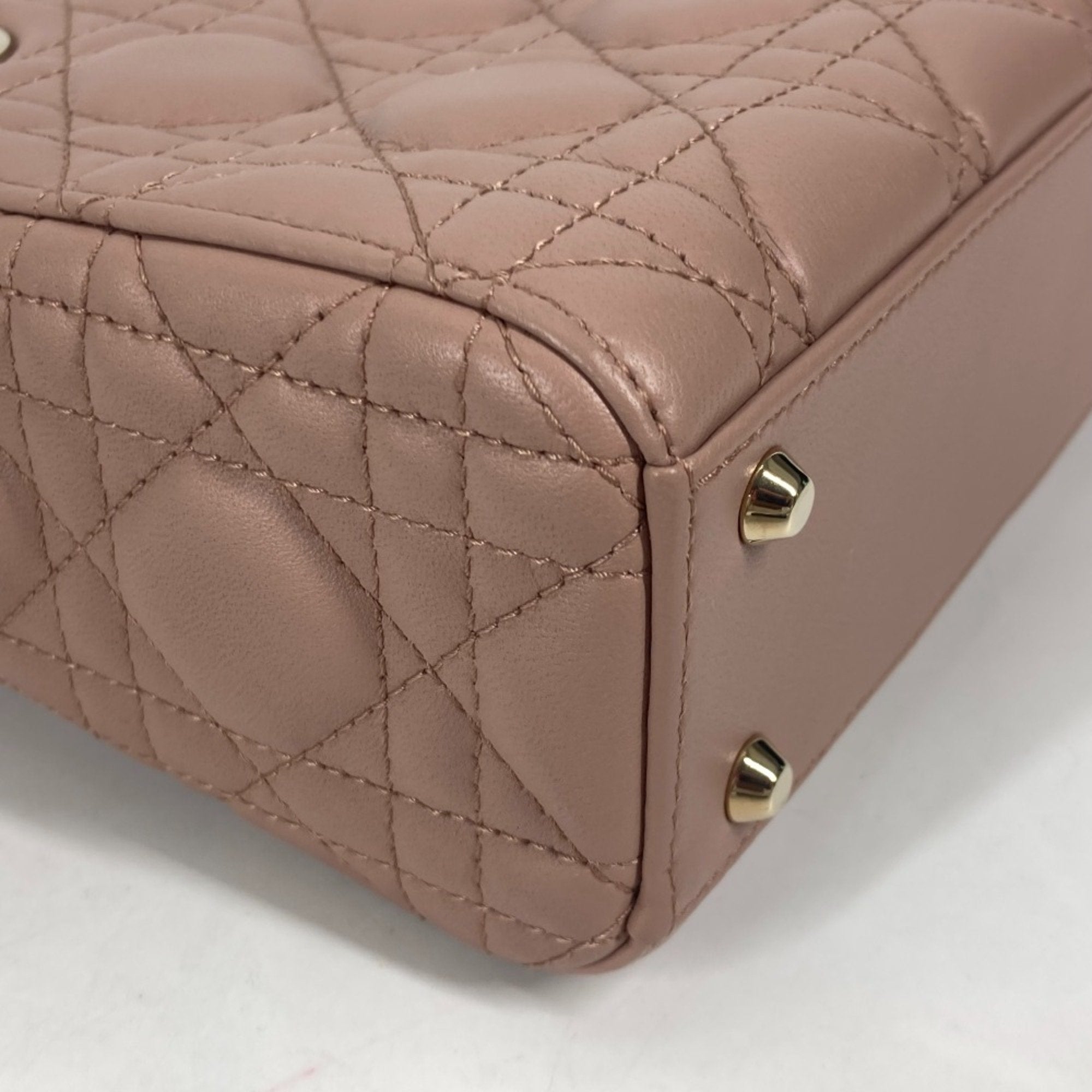 Christian Dior Beige Leather Handbag ()