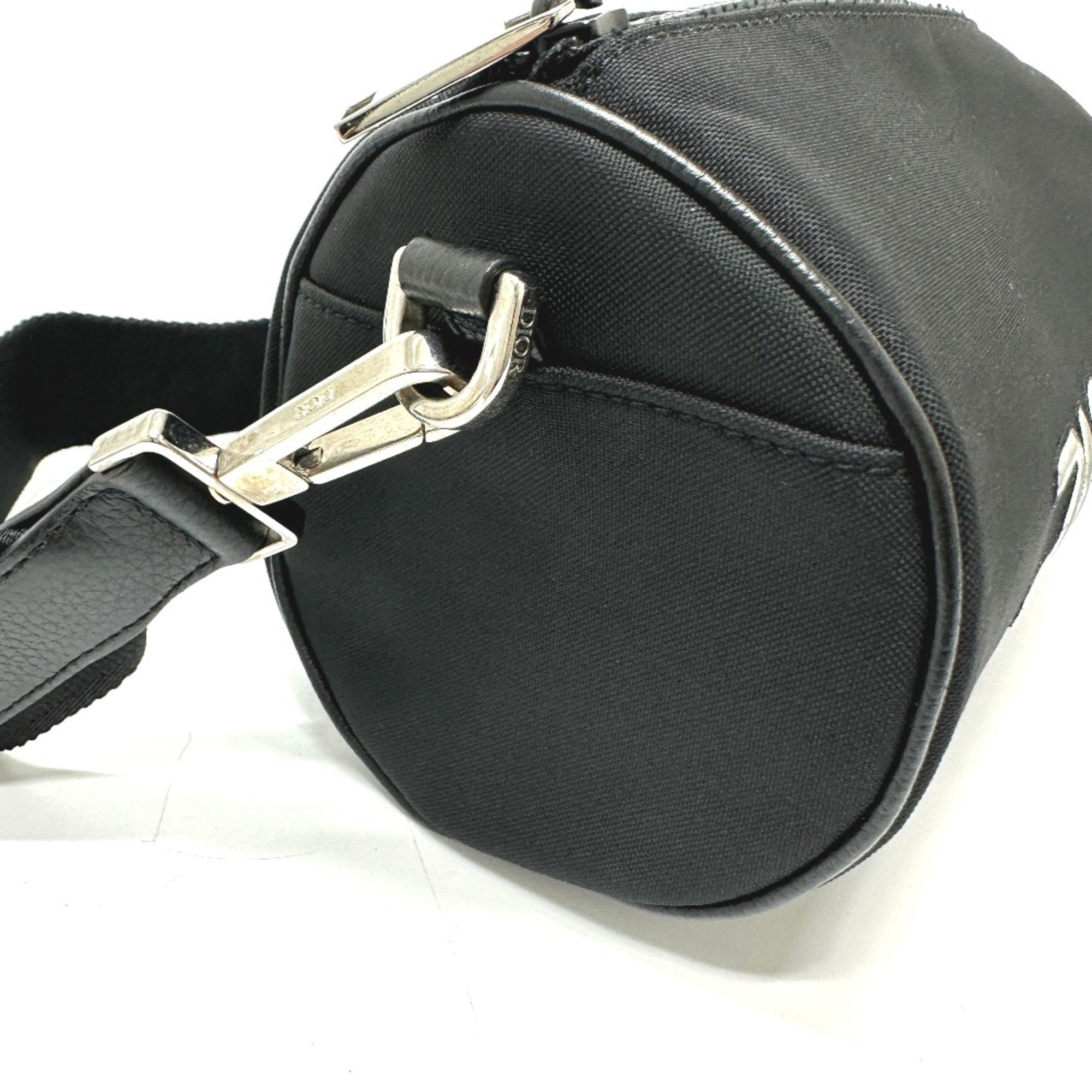Christian Dior Black Leather Shoulder Bag ()