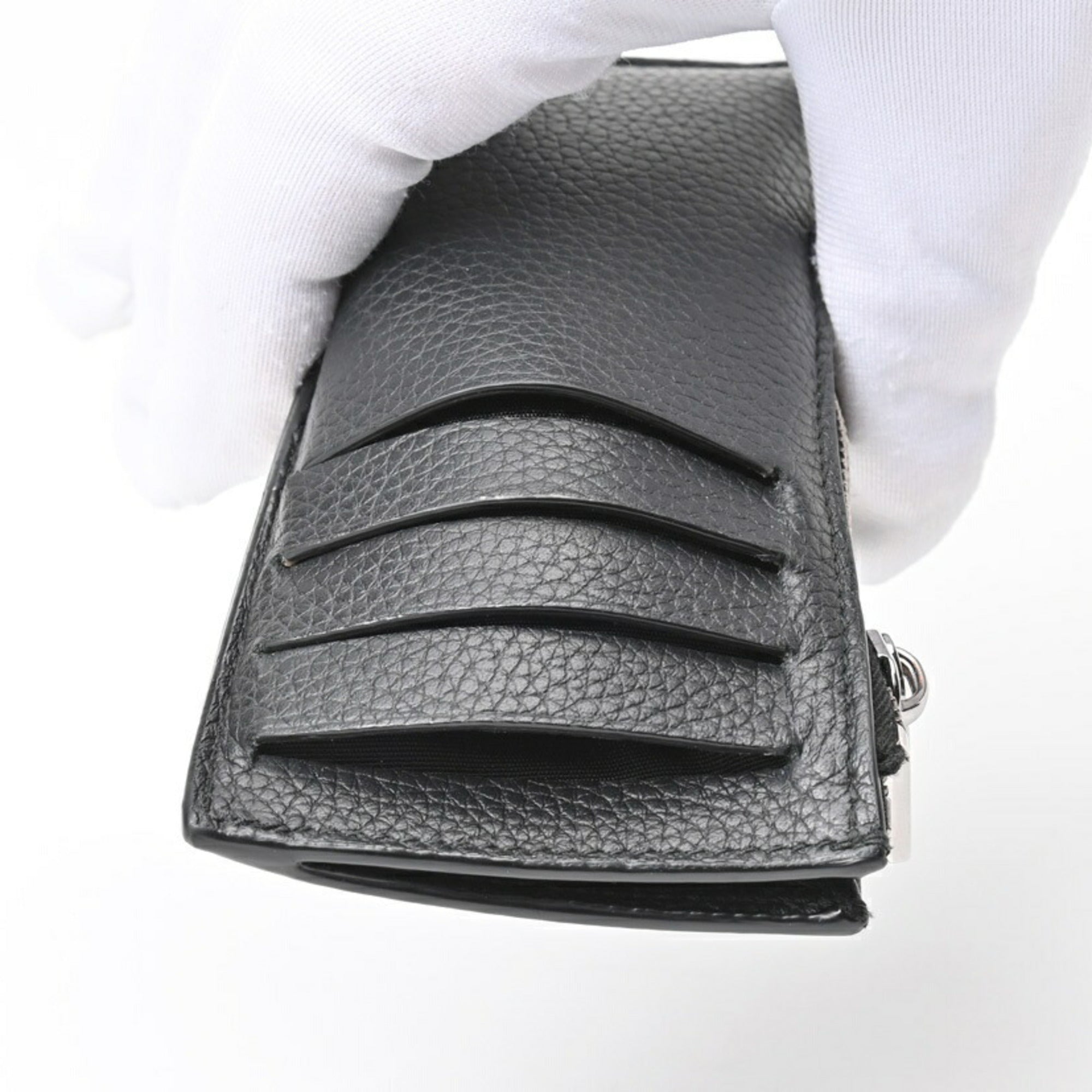 Christian Dior Black Leather Coin Purse/Coin Case ()