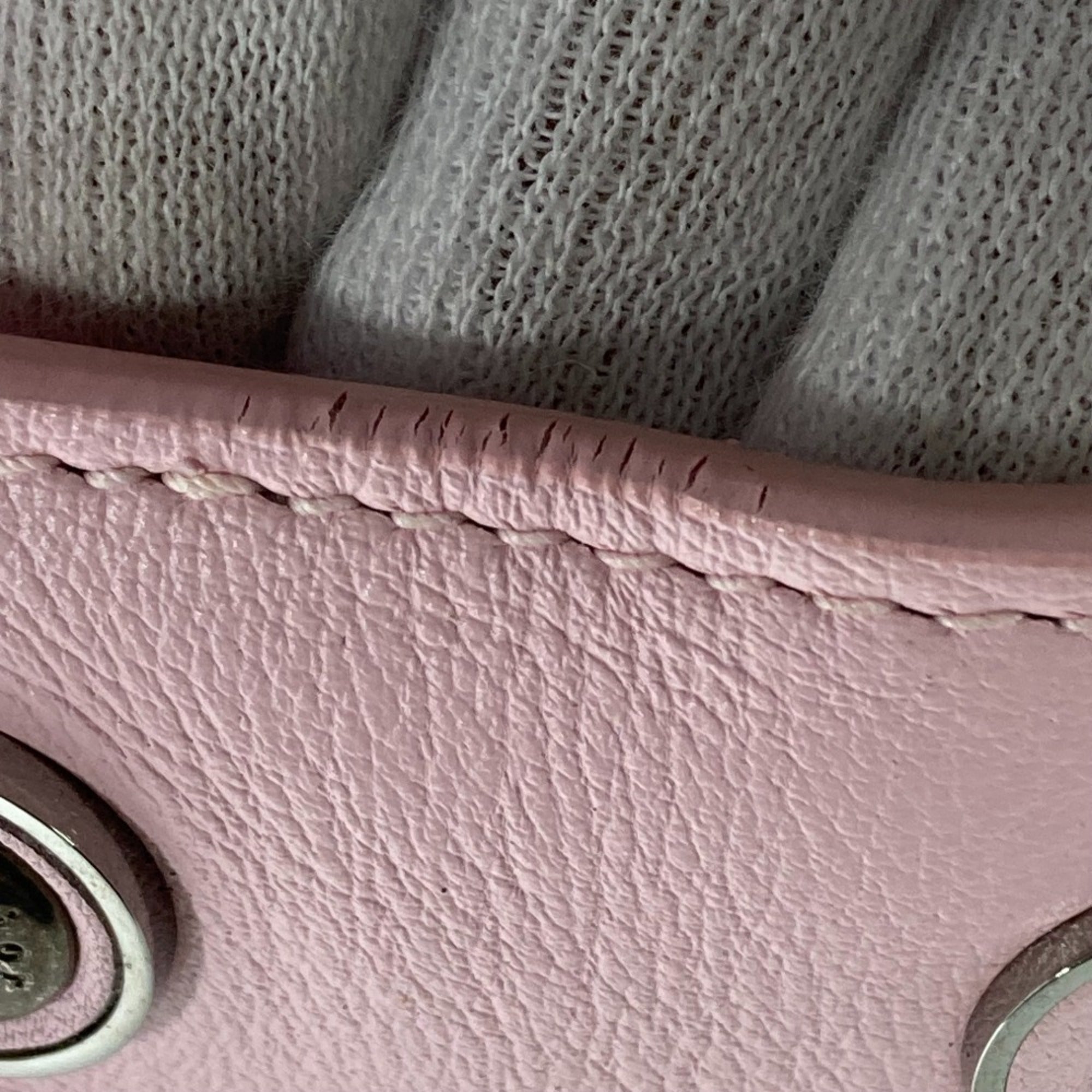Christian Dior Pink Leather Handbag ()
