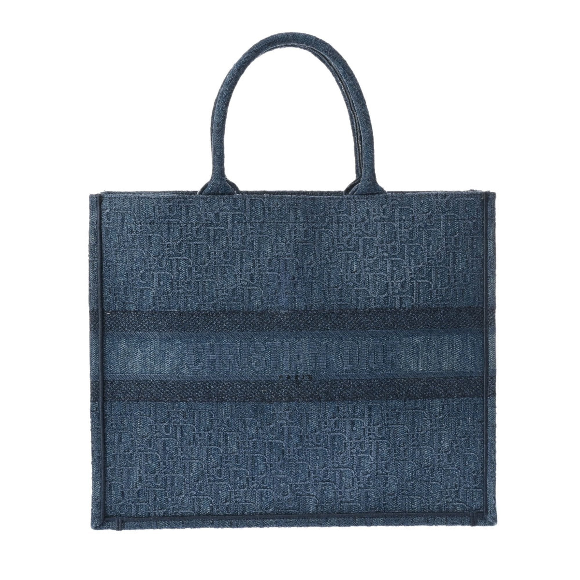 Christian Dior Blue Denim Handbag ()
