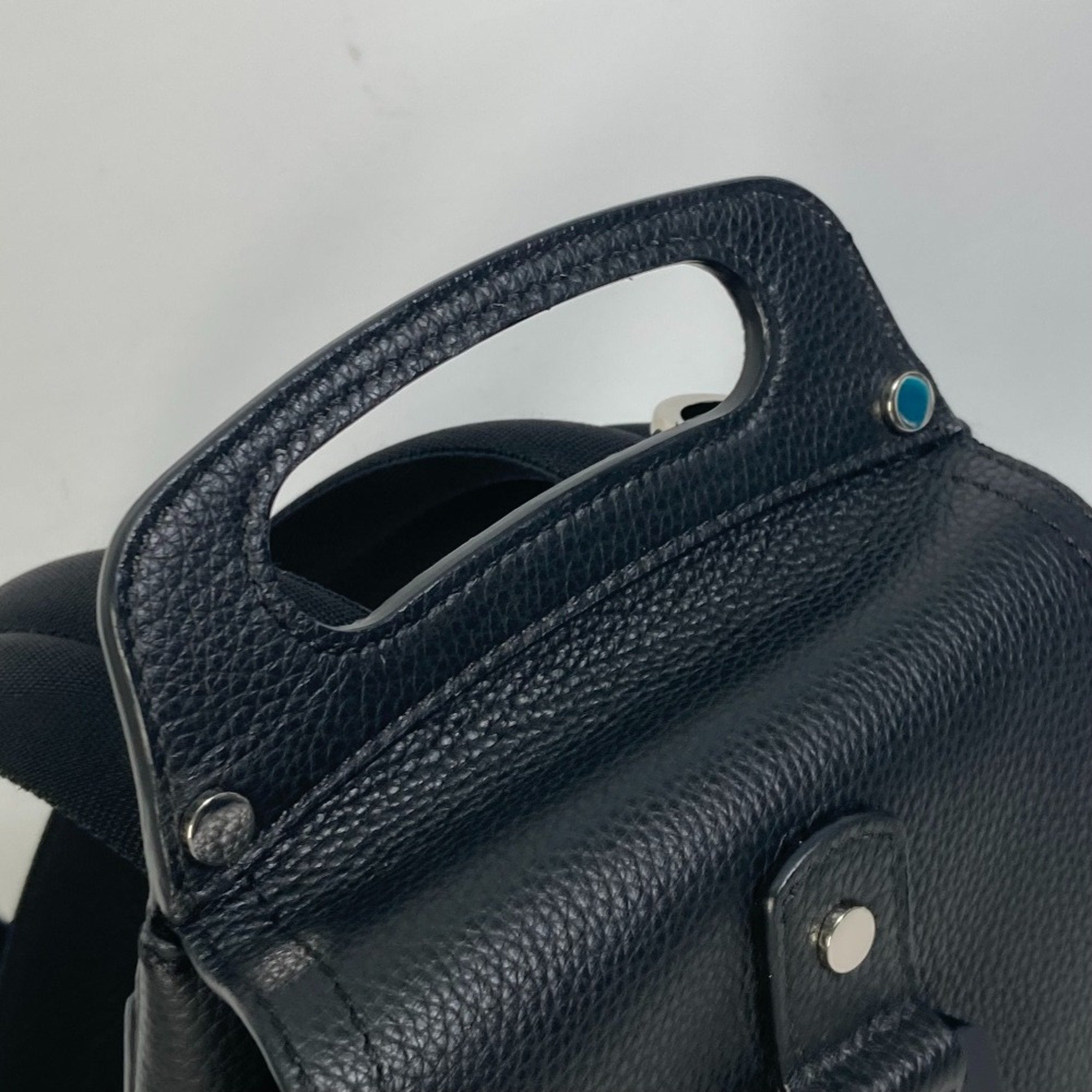 Christian Dior Black Leather Backpack ()