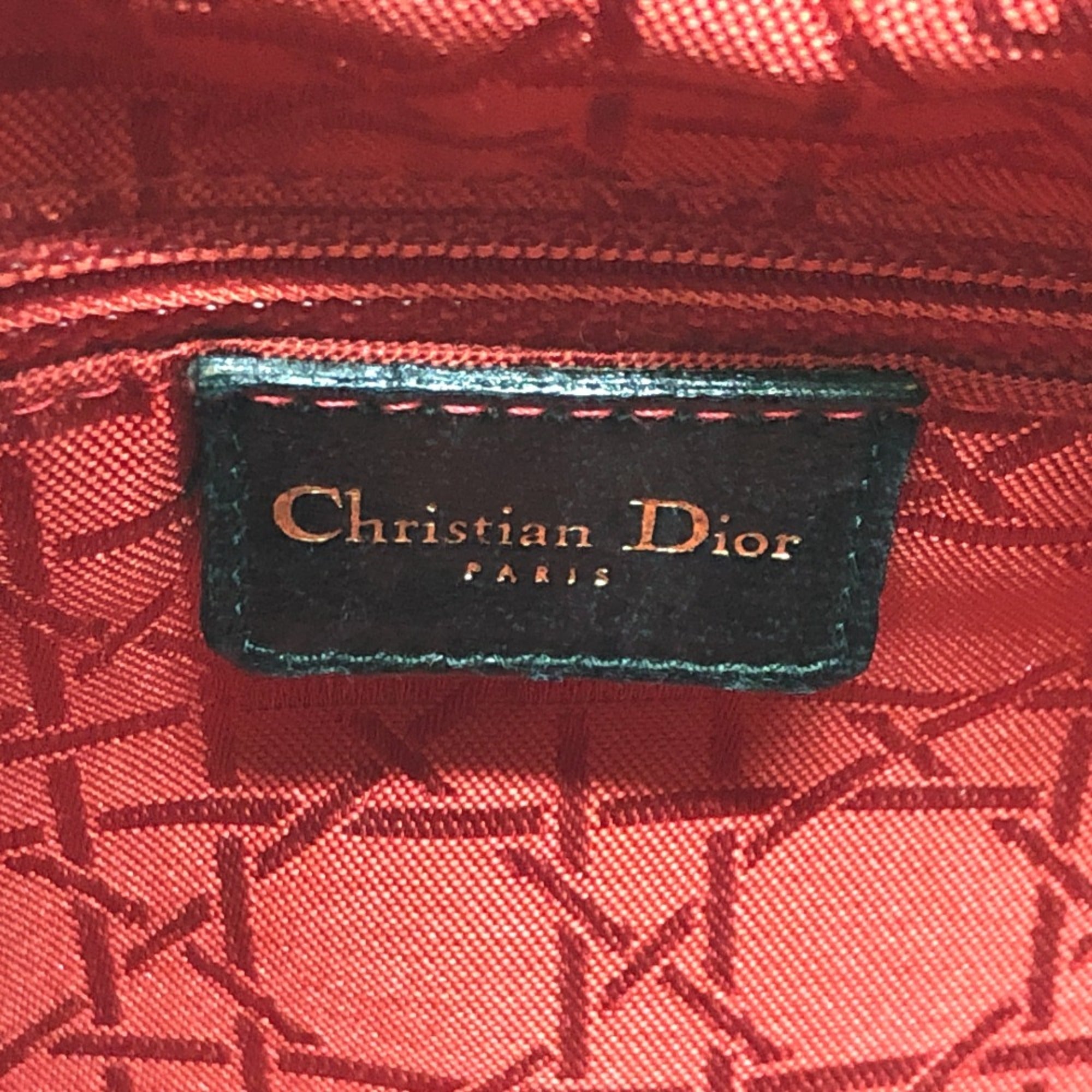 Christian Dior Black Leather Handbag ()