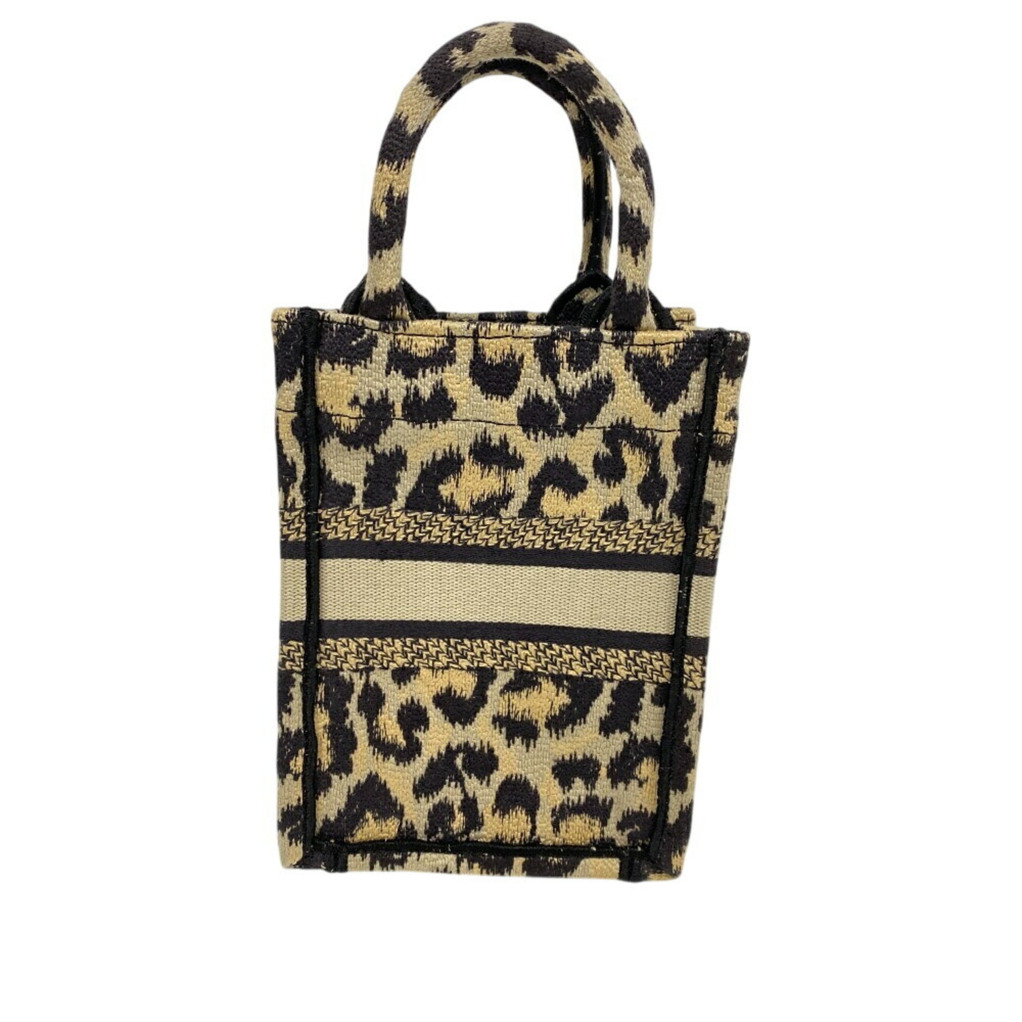Christian Dior Beige Gold Canvas Tote Bag ()