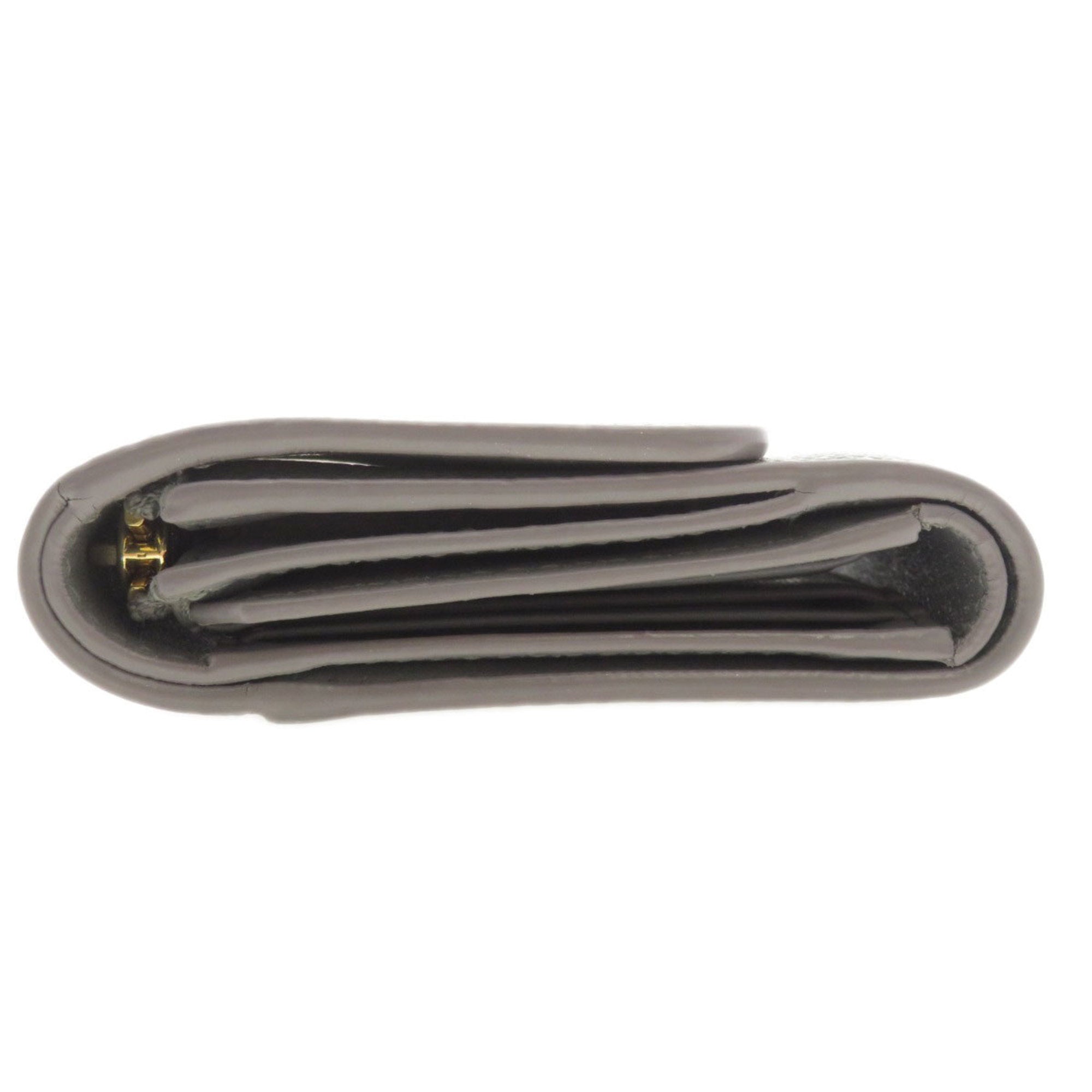 Christian Dior Gray Leather Wallet (Bi-Fold) ()