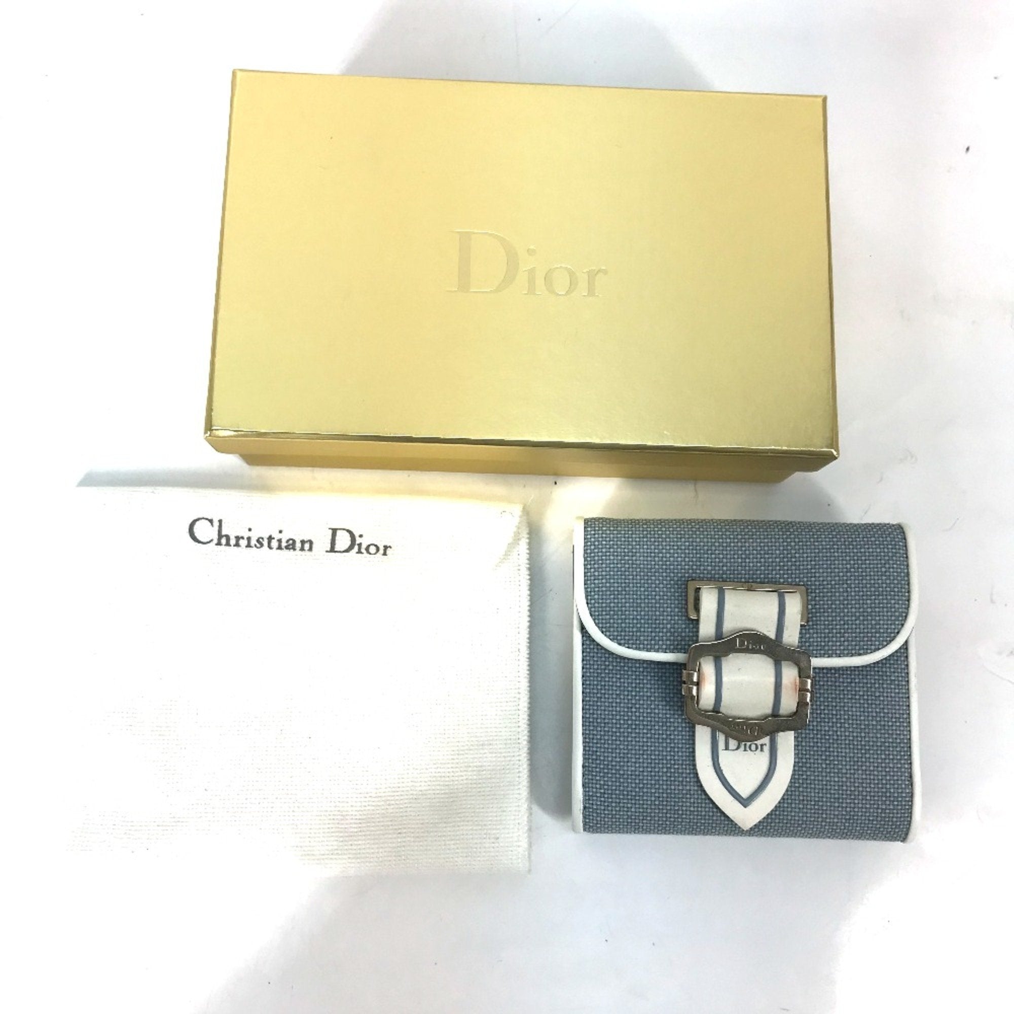Christian Dior Blue Other Wallet (Bi-Fold) ()