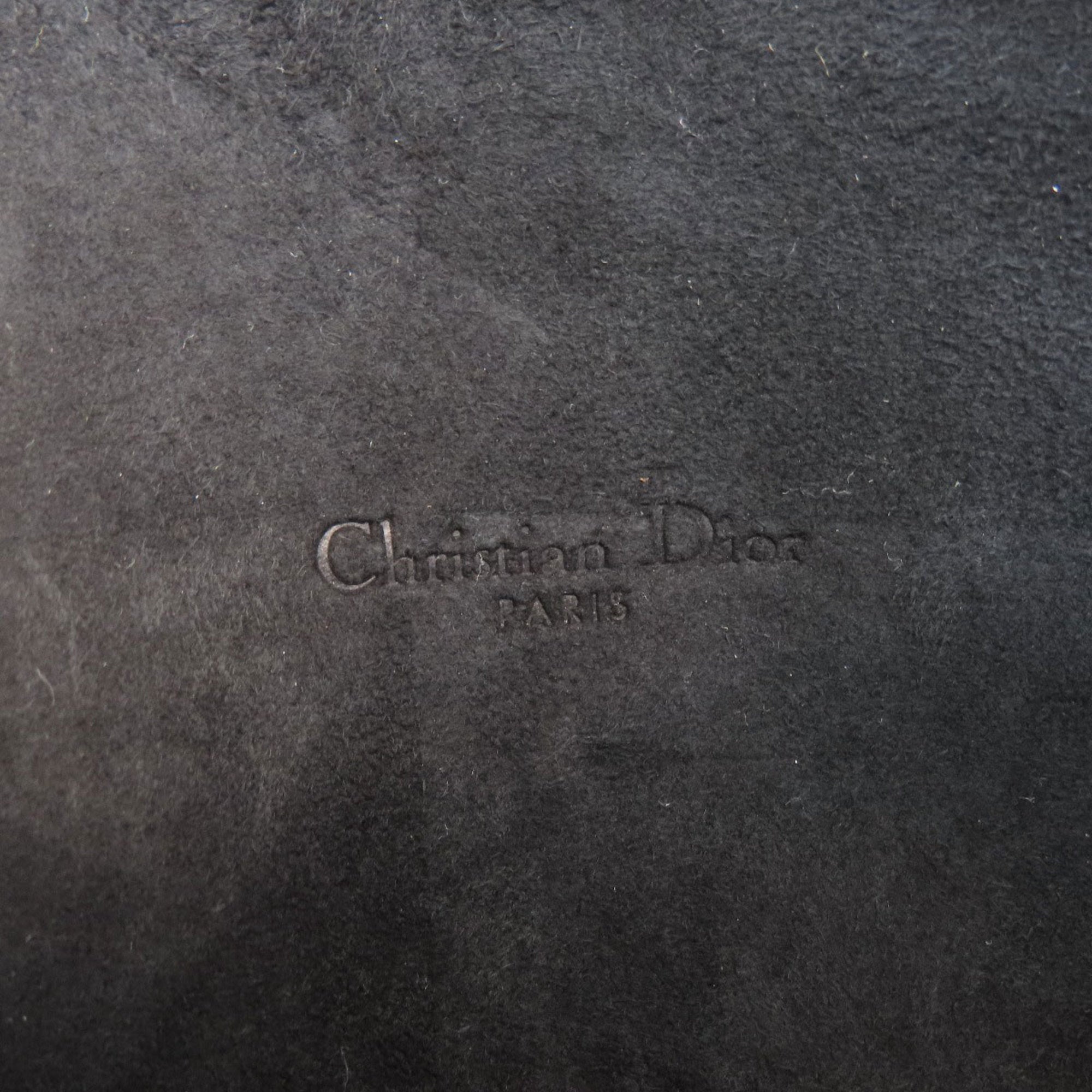 Christian Dior Black Leather Shoulder Bag ()