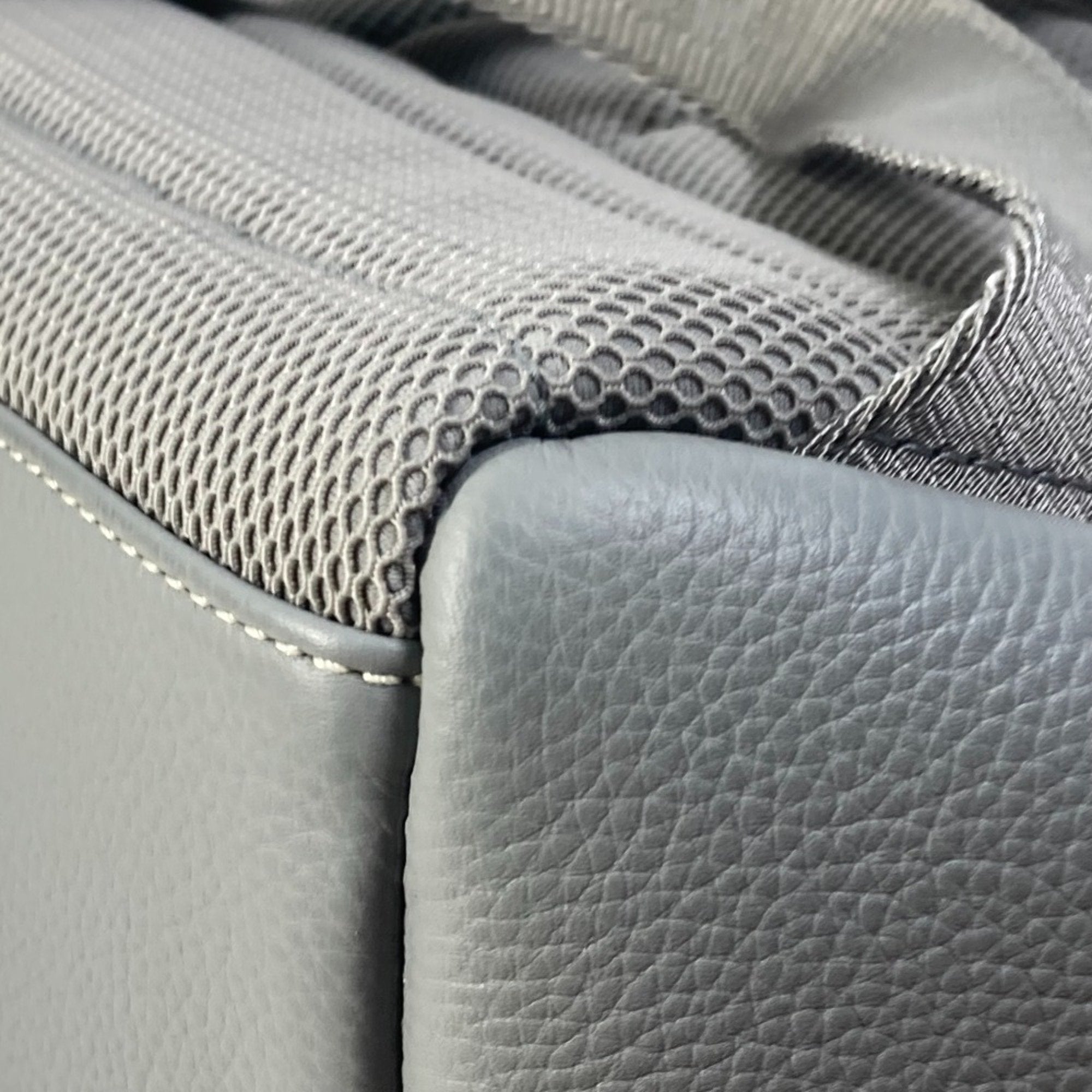 Christian Dior Gray Leather Backpack ()