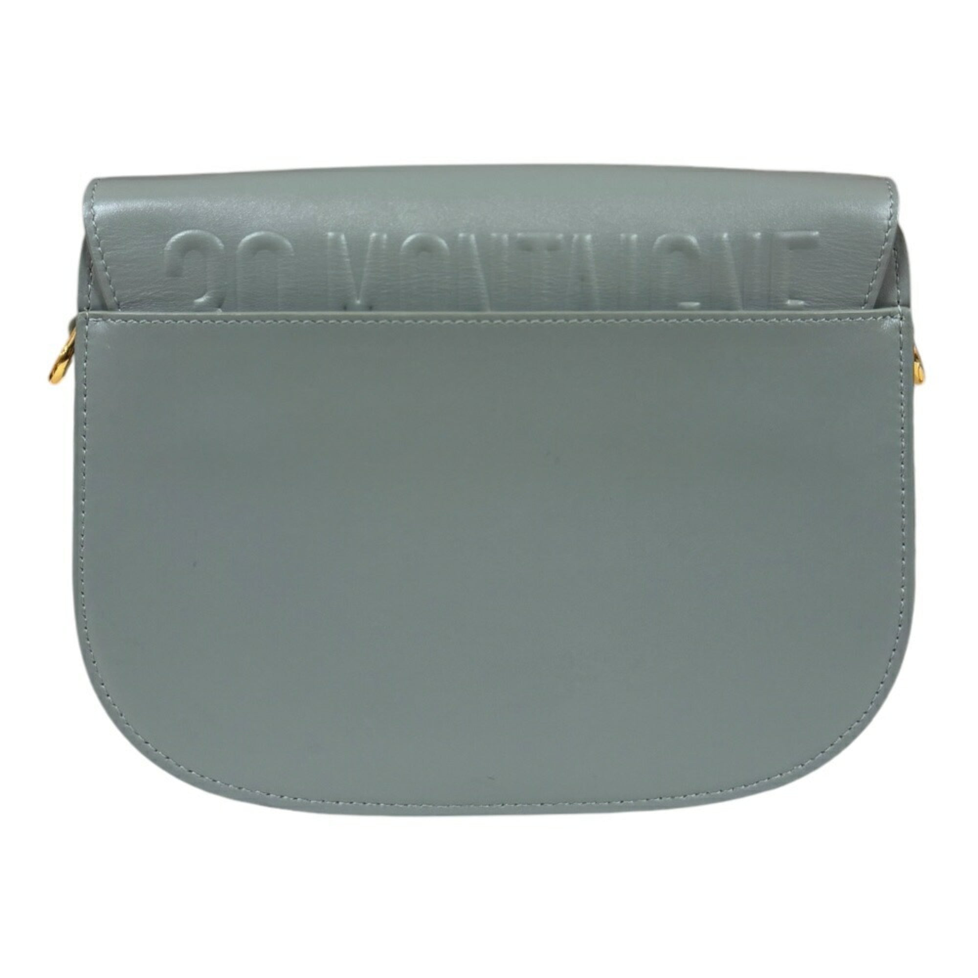 Christian Dior Gray Leather Shoulder Bag ()