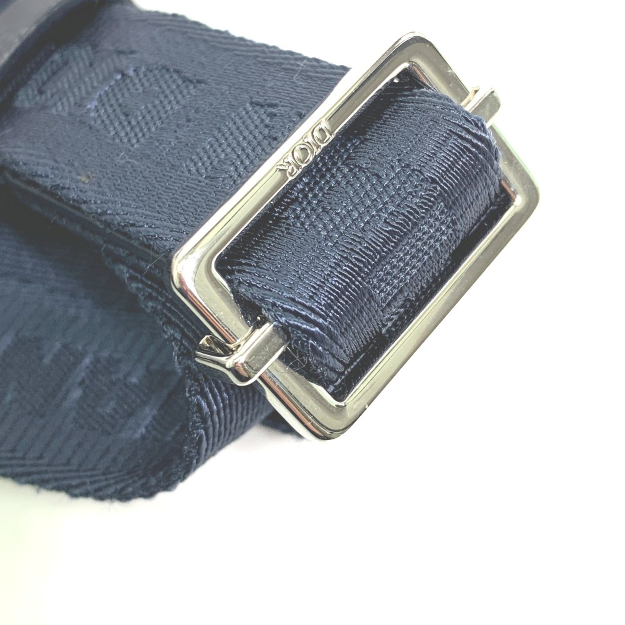 Christian Dior Gray Leather Shoulder Bag ()