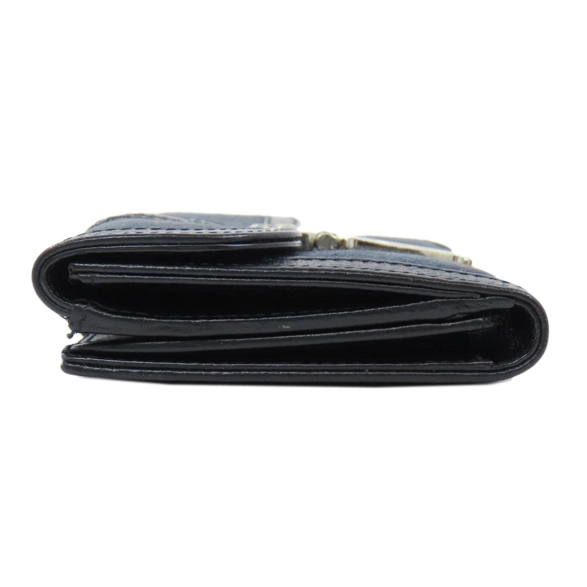 Christian Dior Navy Denim Coin Purse/Coin Case ()