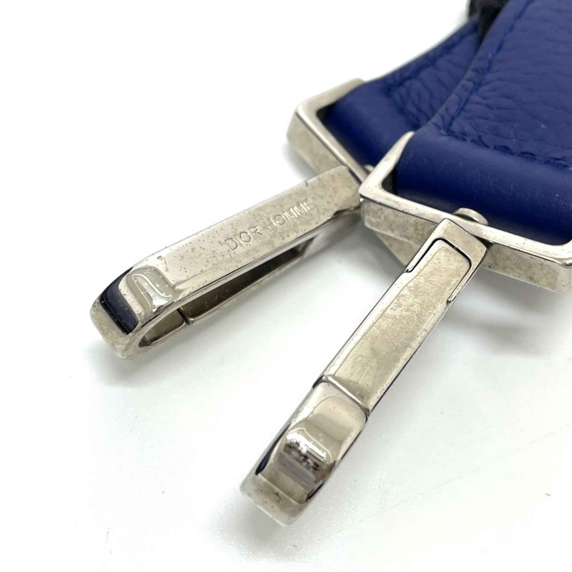 Christian Dior Blue Leather Shoulder Bag ()