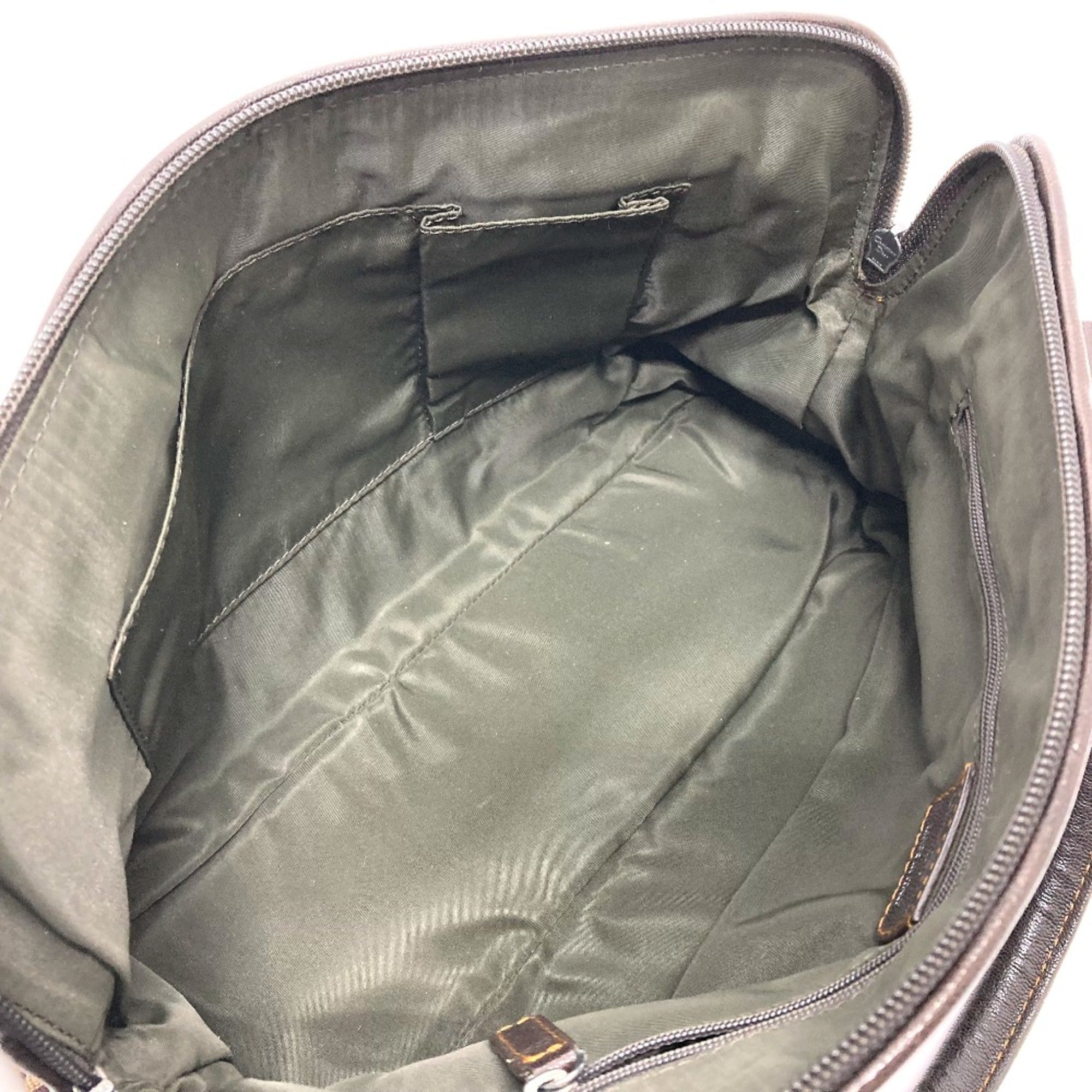Christian Dior Brown Leather Handbag ()