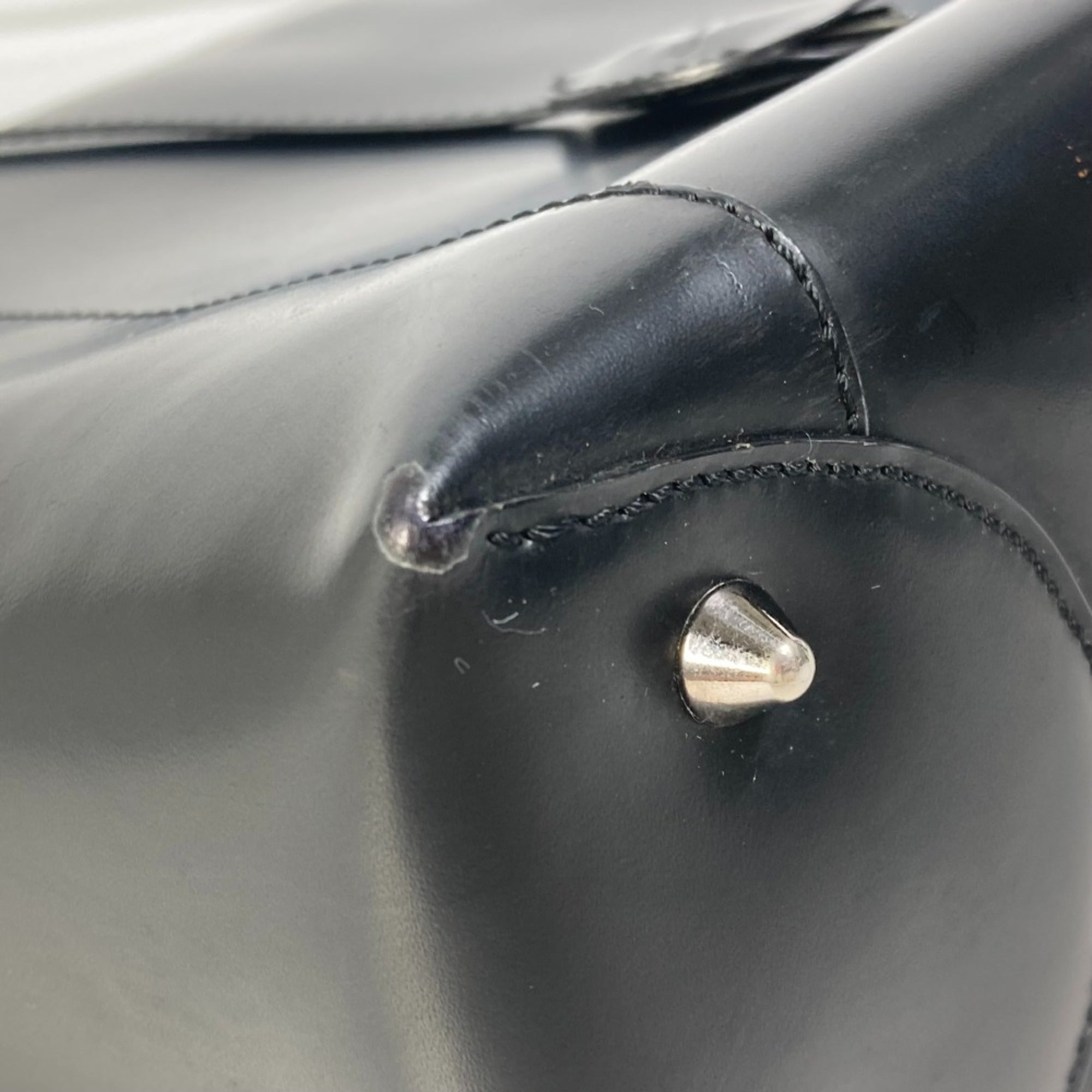 Christian Dior Black Leather Handbag ()