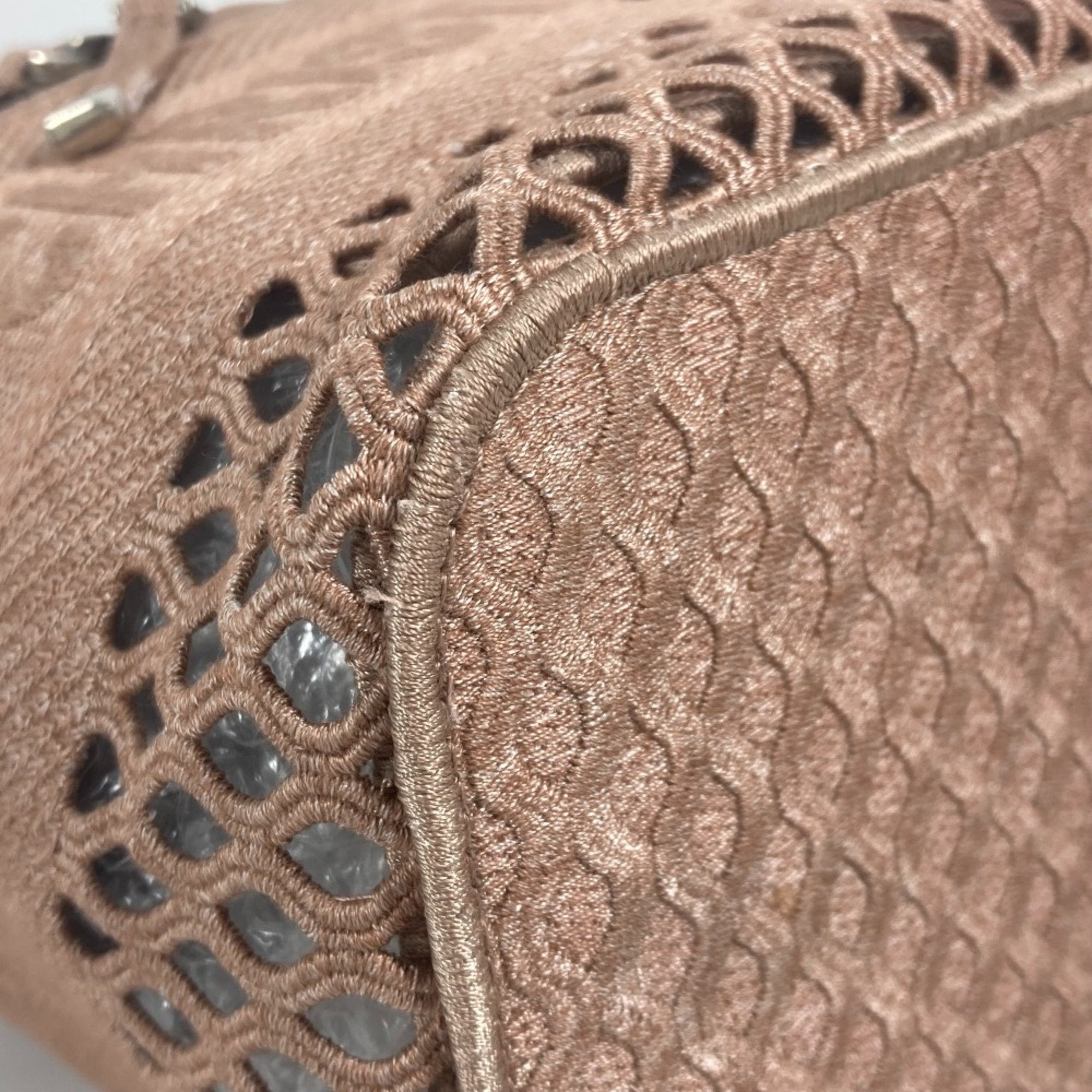 Christian Dior Pink Cloth Handbag ()