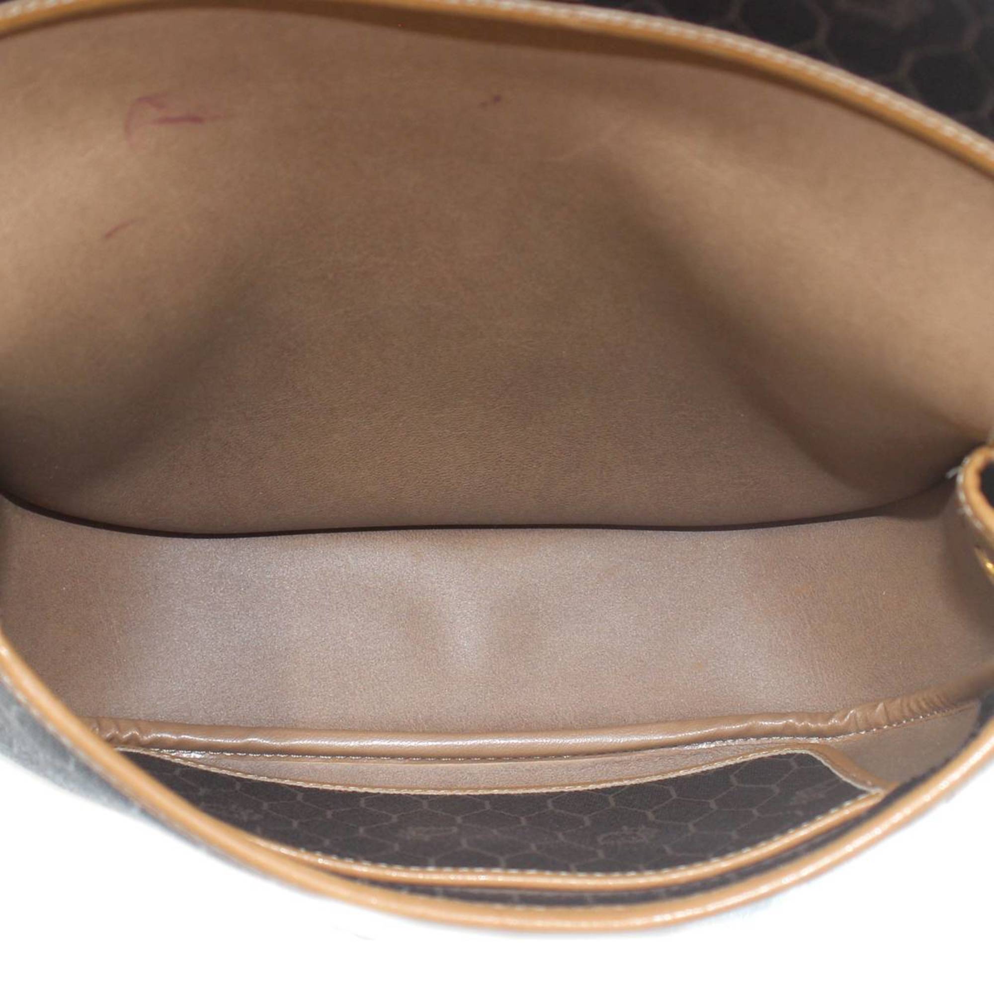 Christian Dior Brown Gray Shoulder Bag ()