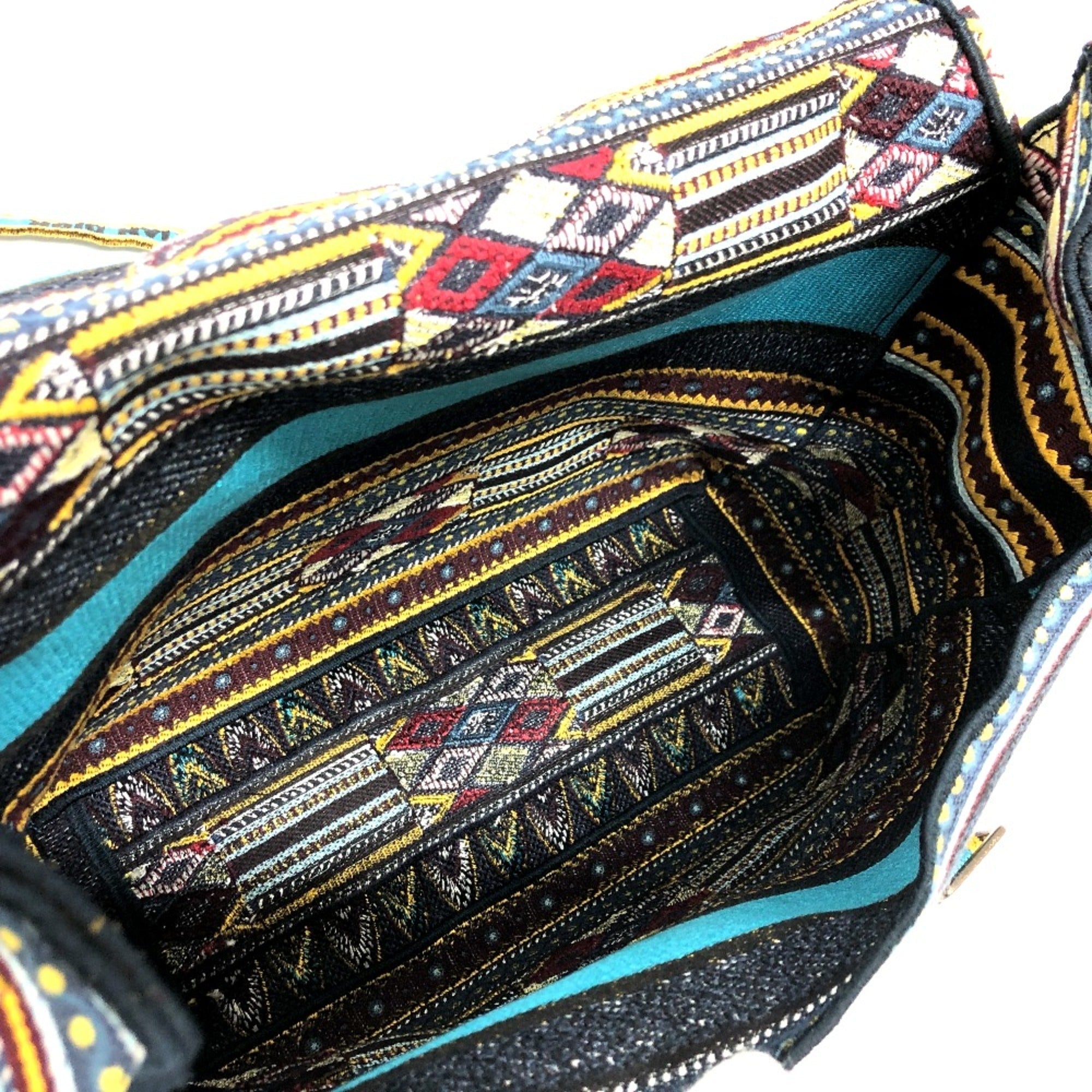 Christian Dior Blue Cloth Shoulder Bag ()