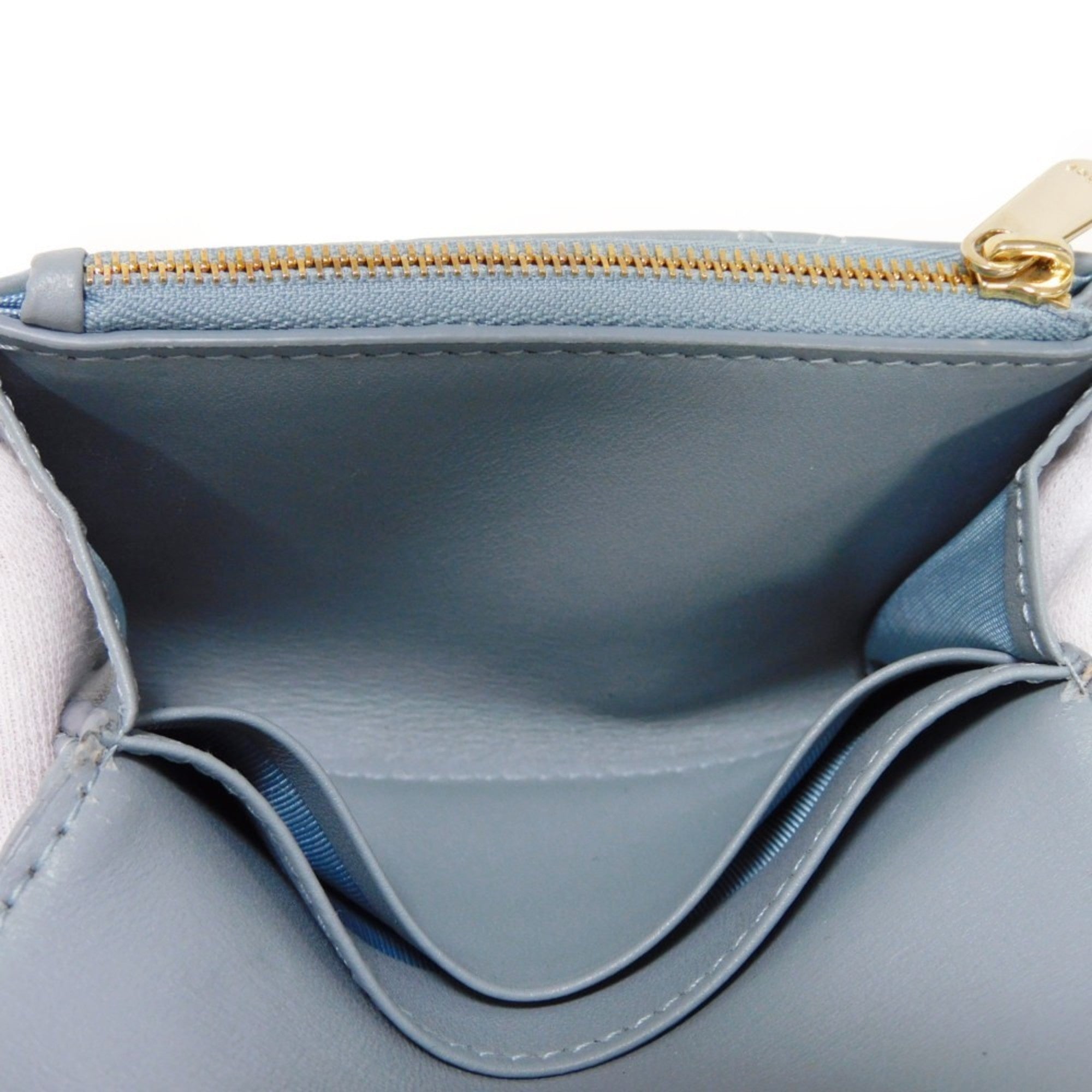 Christian Dior Gray Leather Wallet (Bi-Fold) ()