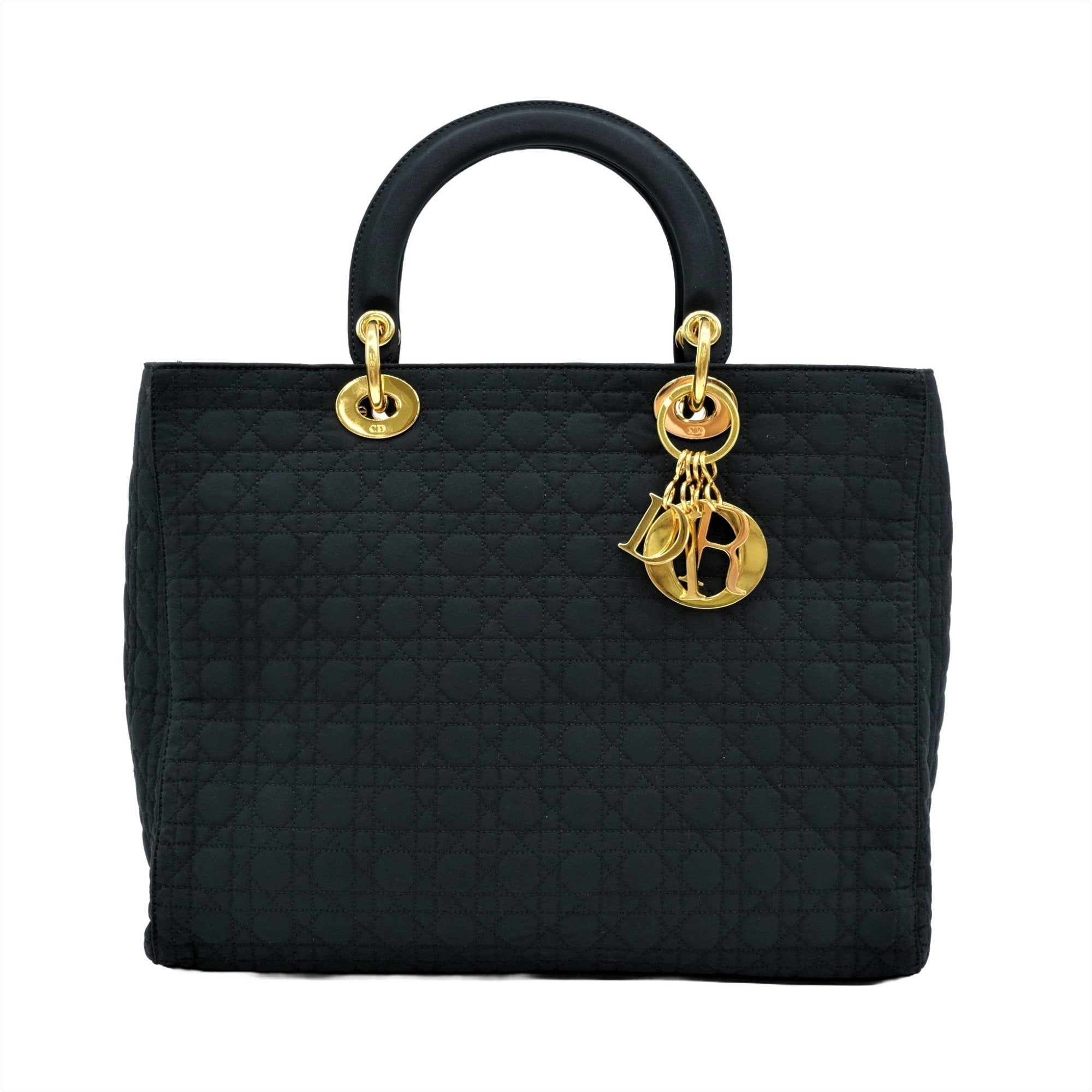 Christian Dior Black Quilting Handbag ()