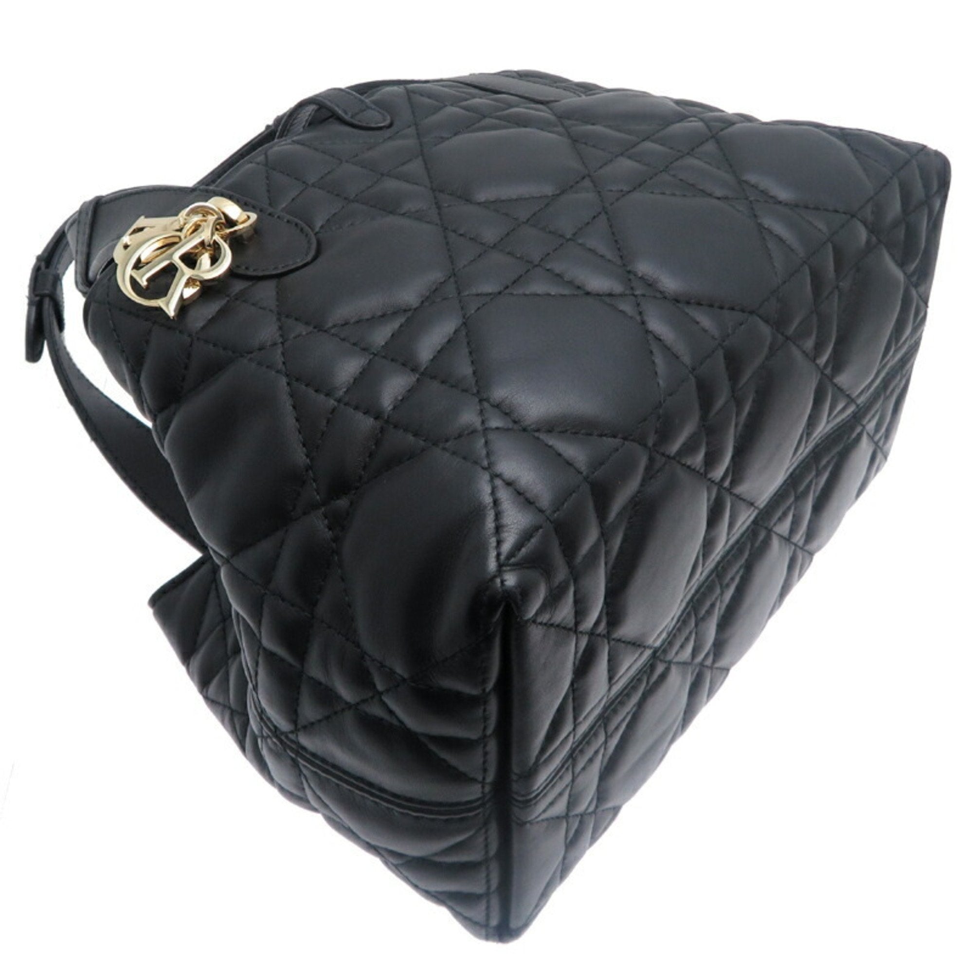 Christian Dior Black Leather Handbag ()