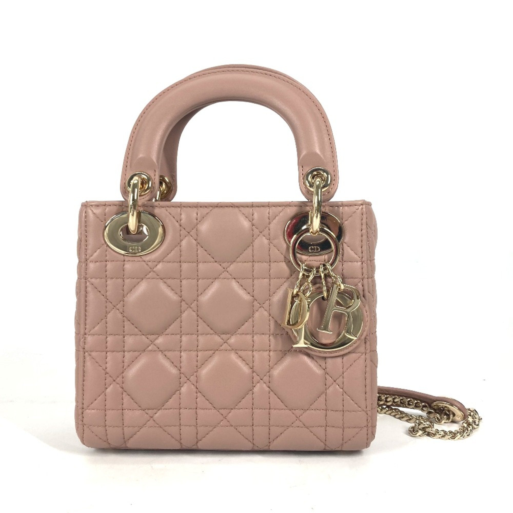 Christian Dior Beige Leather Handbag ()