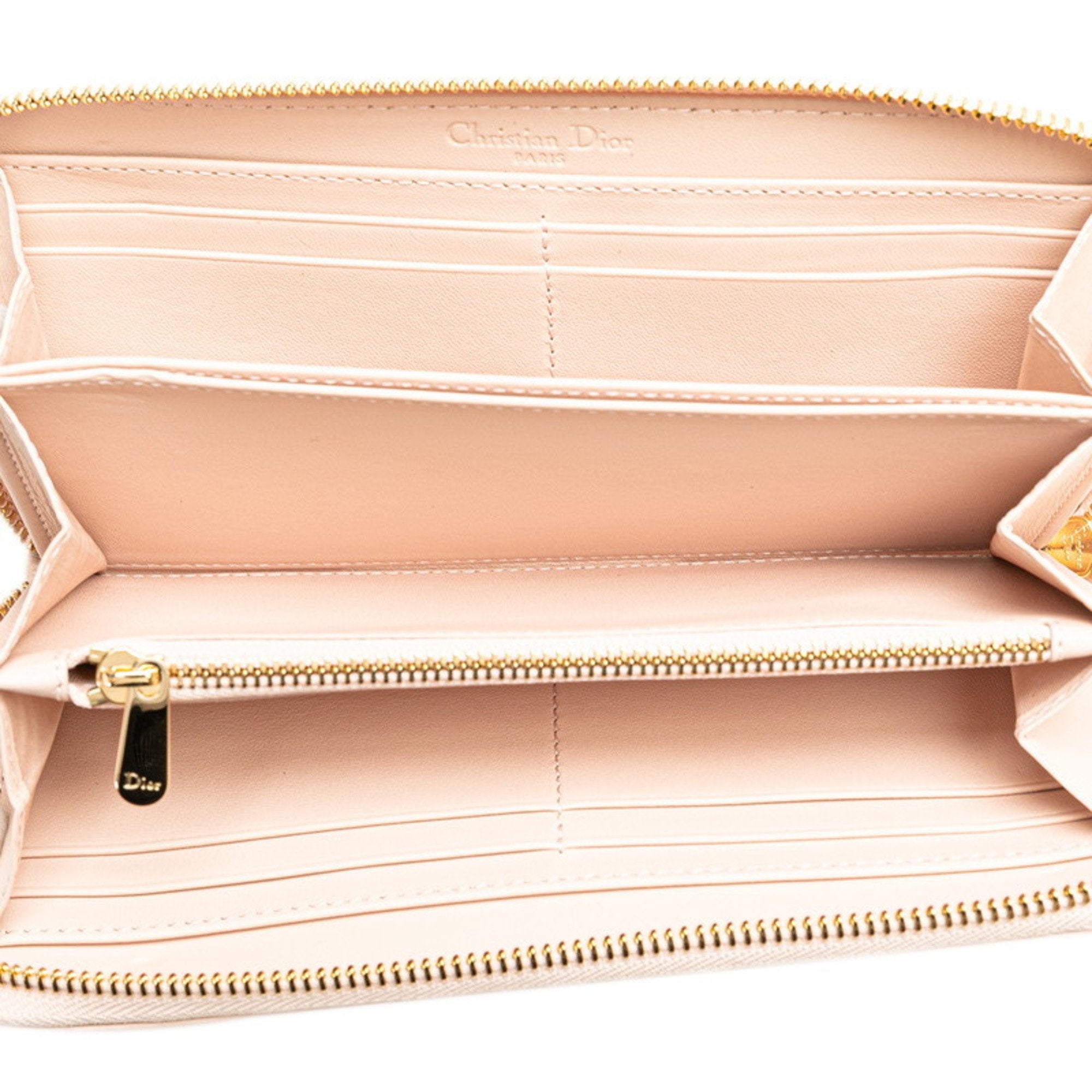 Christian Dior Pink Leather Coin Purse/Coin Case ()