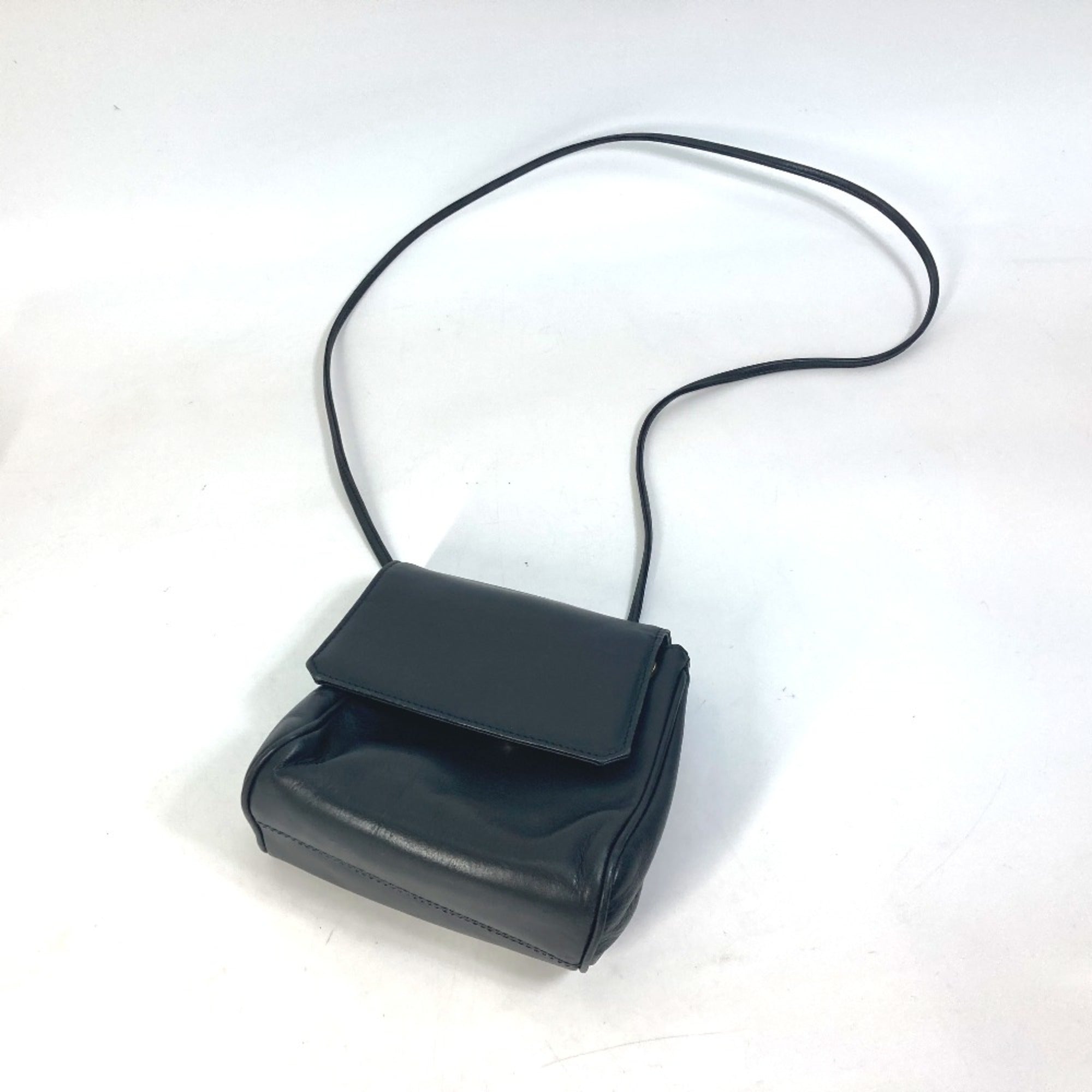 Christian Dior Black Leather Shoulder Bag ()