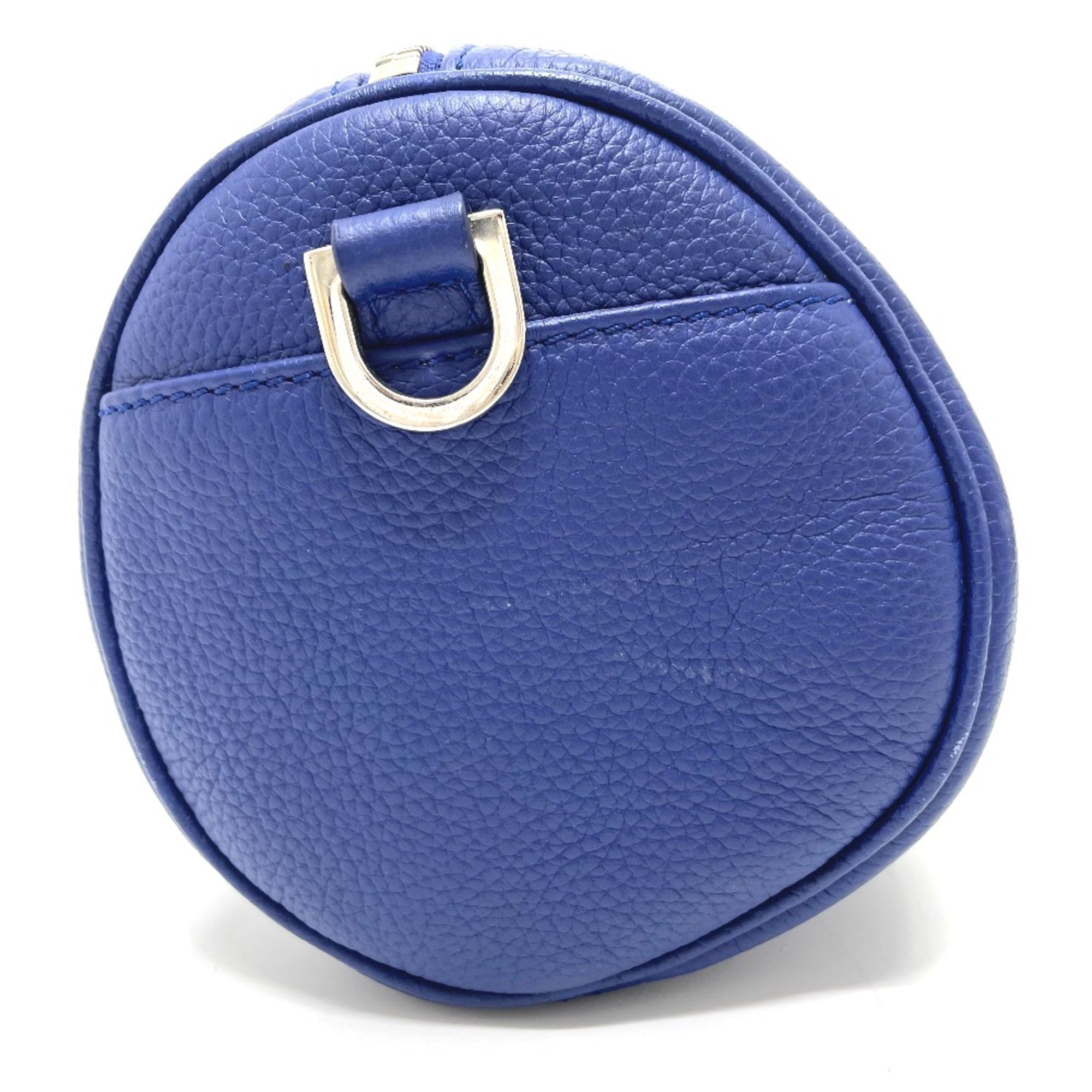 Christian Dior Blue Leather Shoulder Bag ()