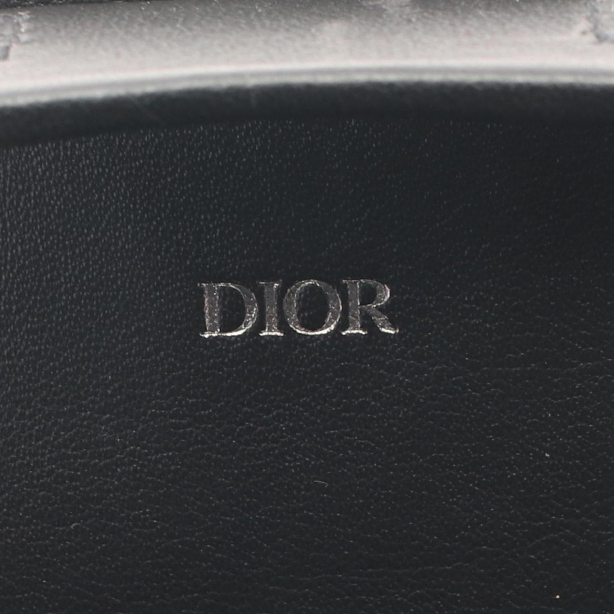 Christian Dior Black Leather Shoulder Bag ()